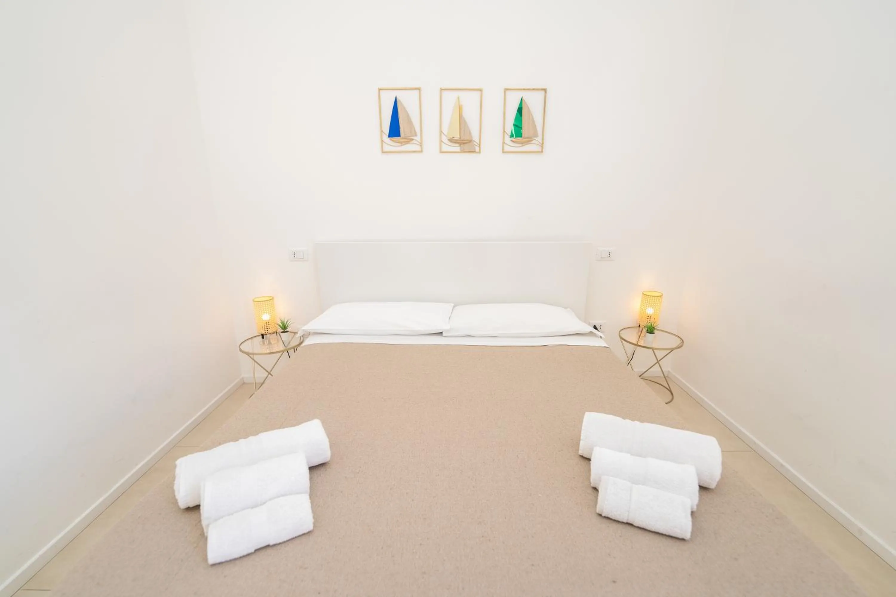 Bed in Valguarnera Studio Apartments