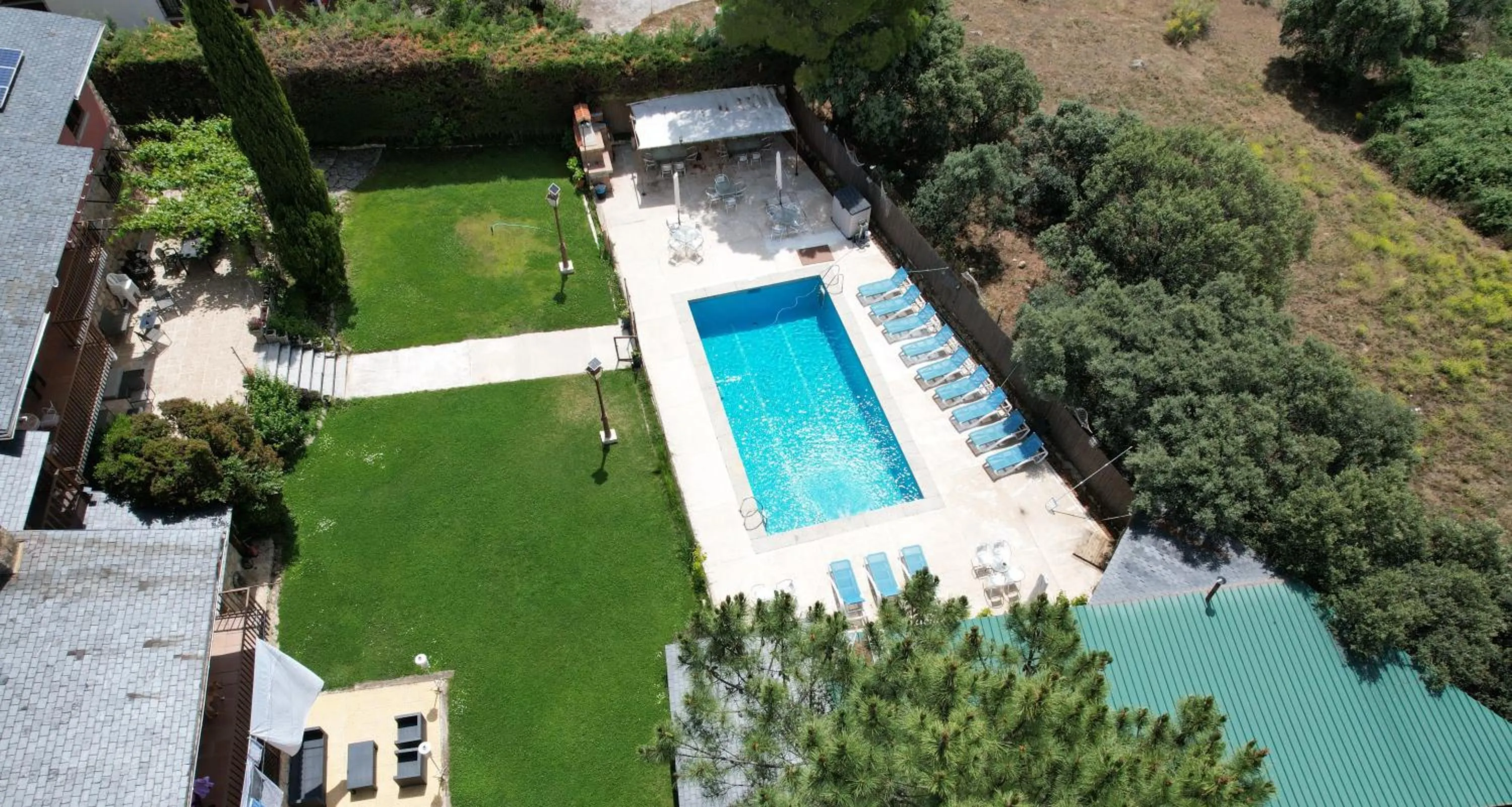 Bird's eye view in La Pedriza LA CASA DEL GALAPAGAR