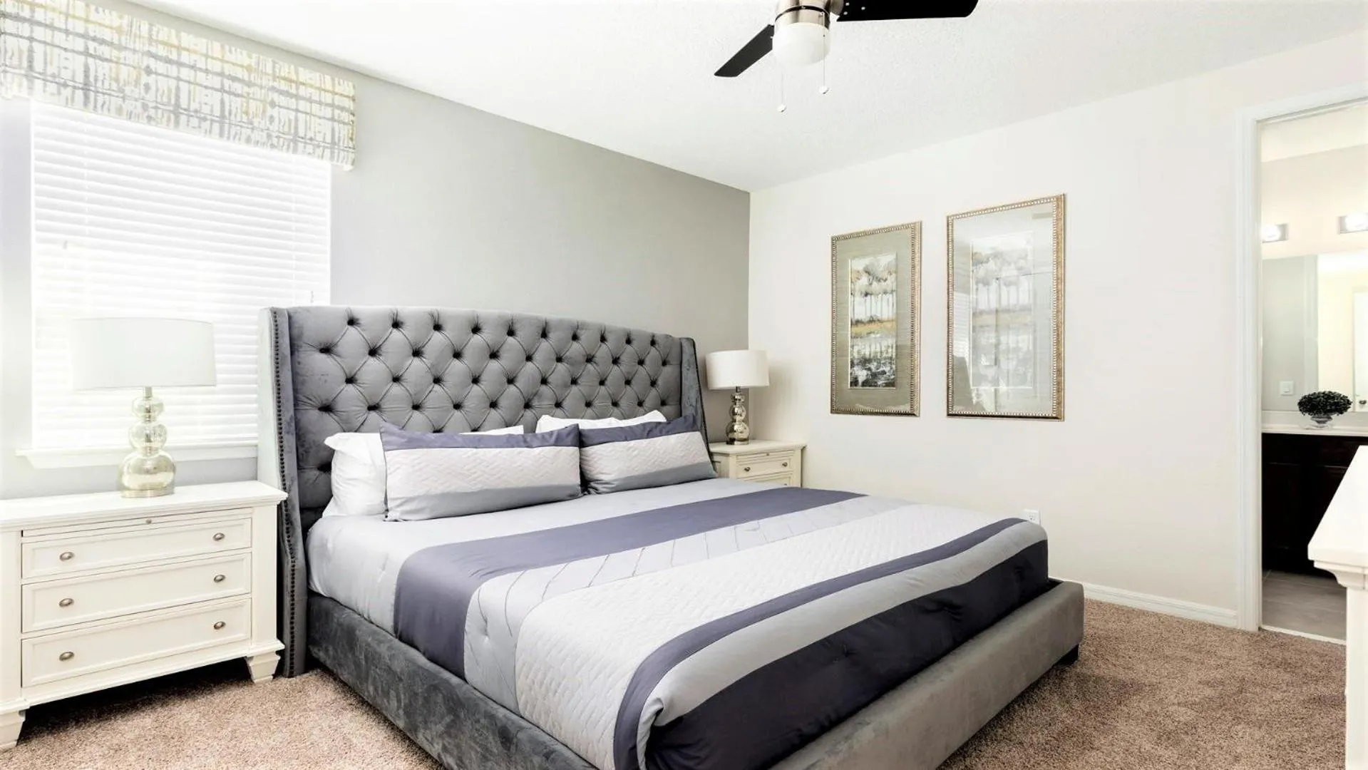 Bed in Disney Getaway: Pool, Spa, Games, Great Locale
