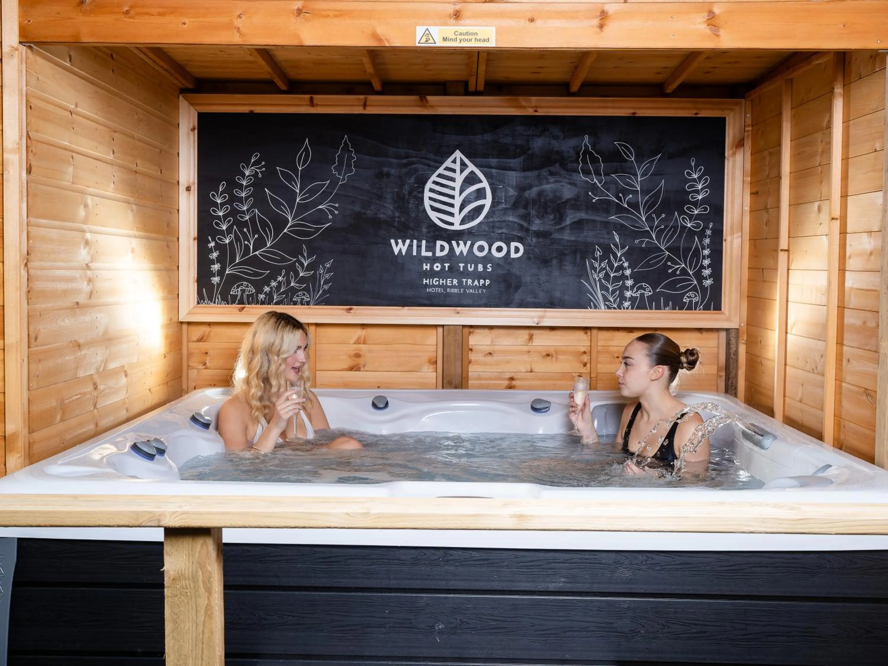 Hot Tub in Higher Trapp Hotel