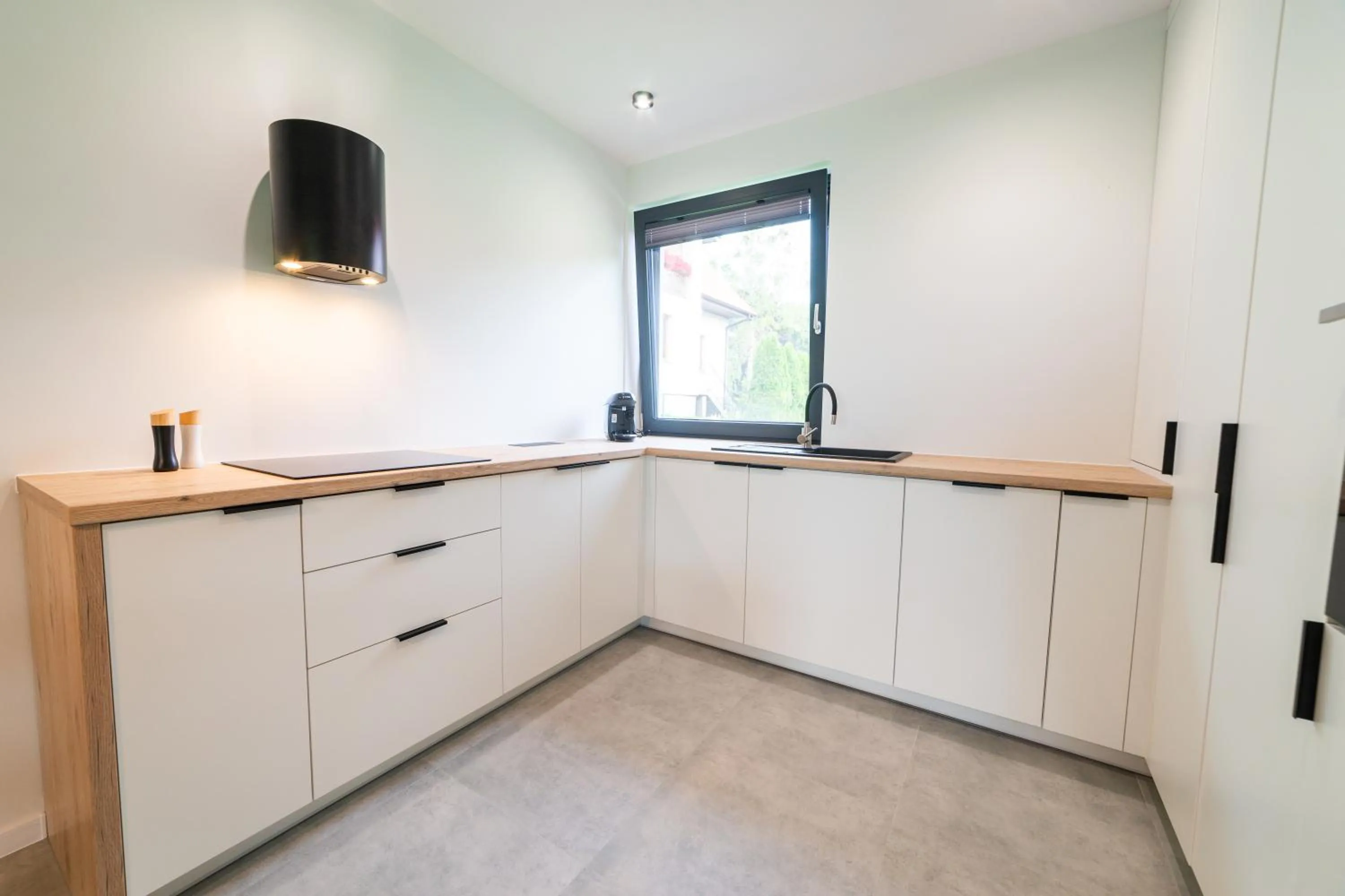 Kitchen or kitchenette in Apartamenty Literówka
