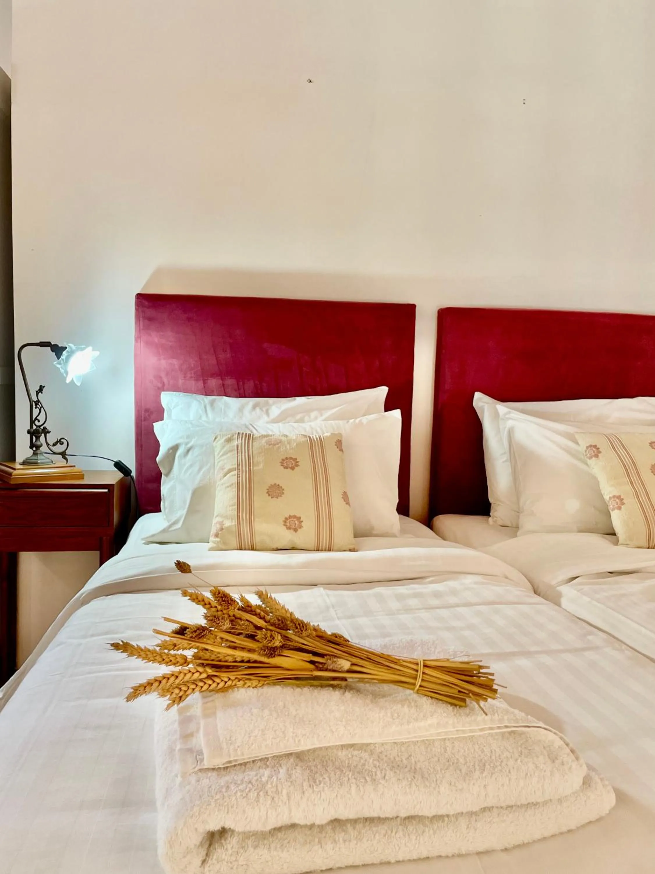 Bed in Erietta Suites