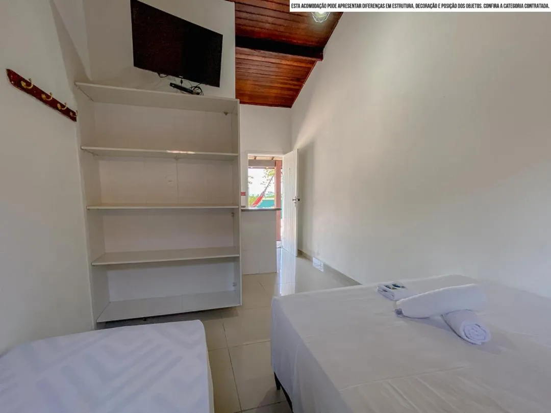 Bed in Pousada Riviera Caragua