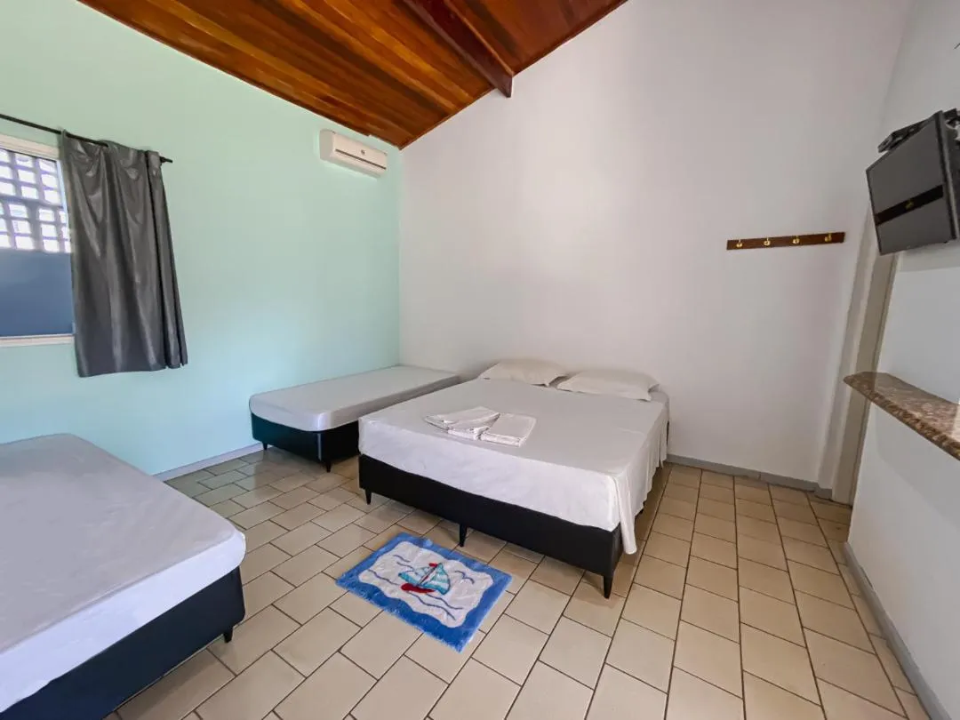 Bed in Pousada Riviera Caragua