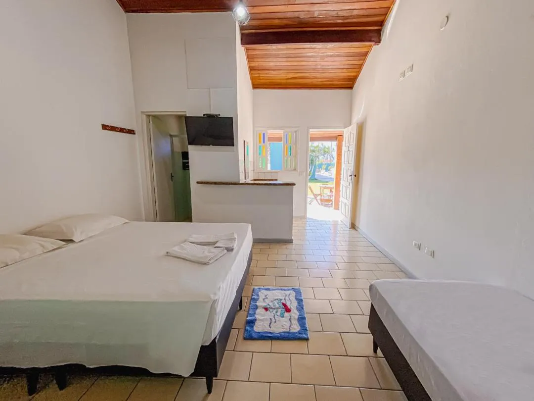 Bed in Pousada Riviera Caragua