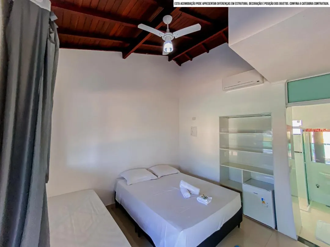 Bed in Pousada Riviera Caragua