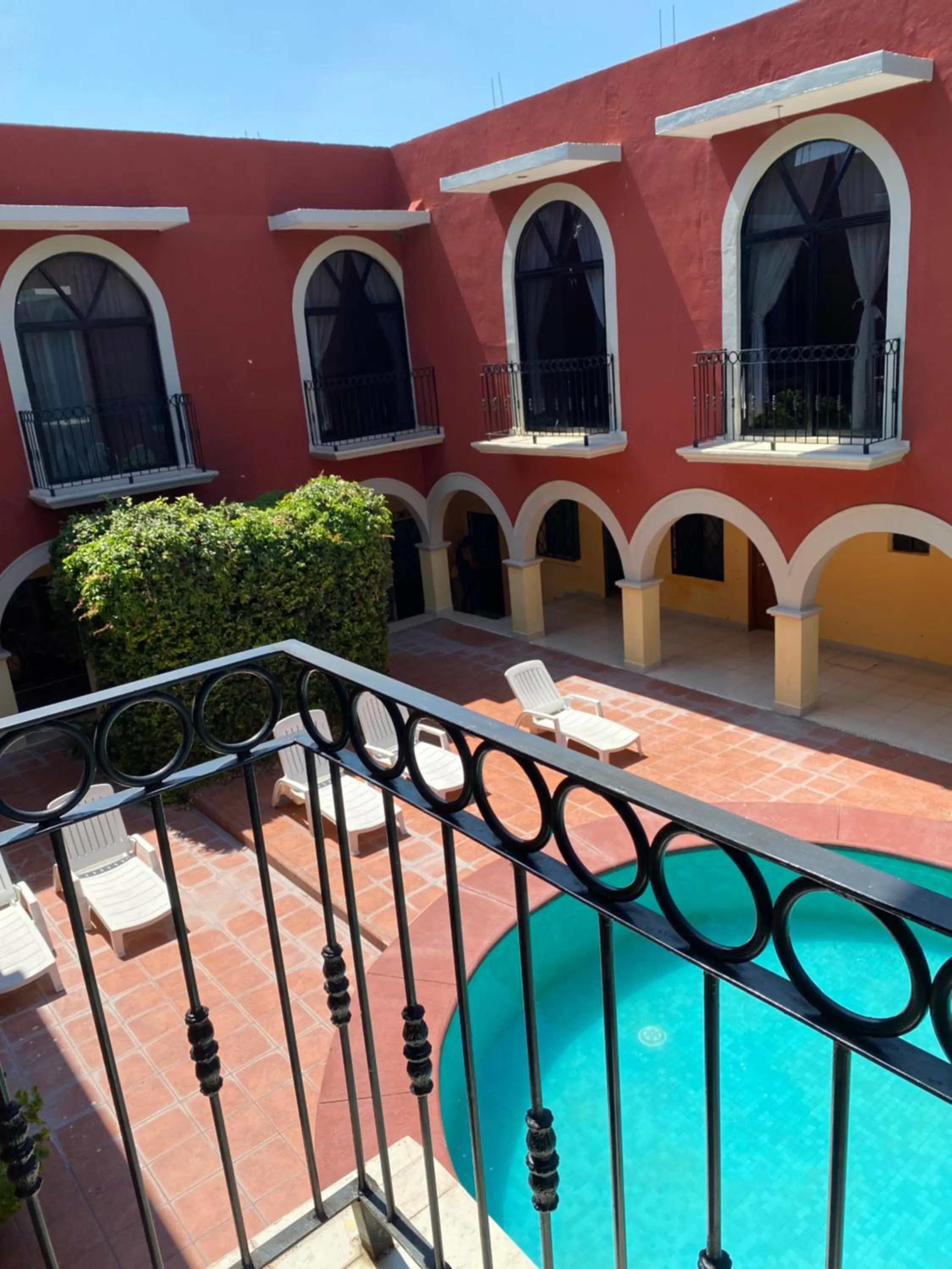 Pool view in HOTEL TIBERIADES