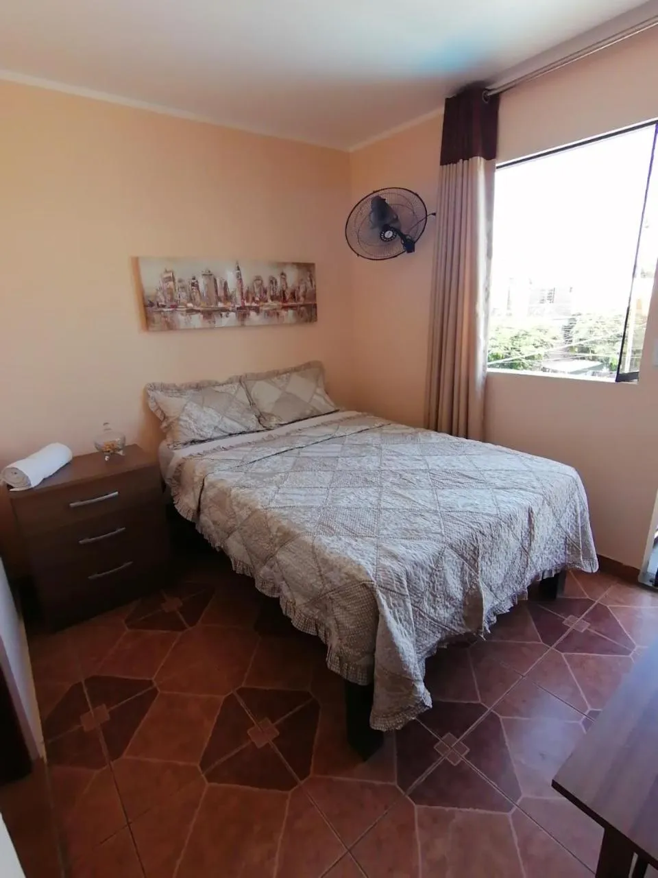 Bed in Hotel San Isidro