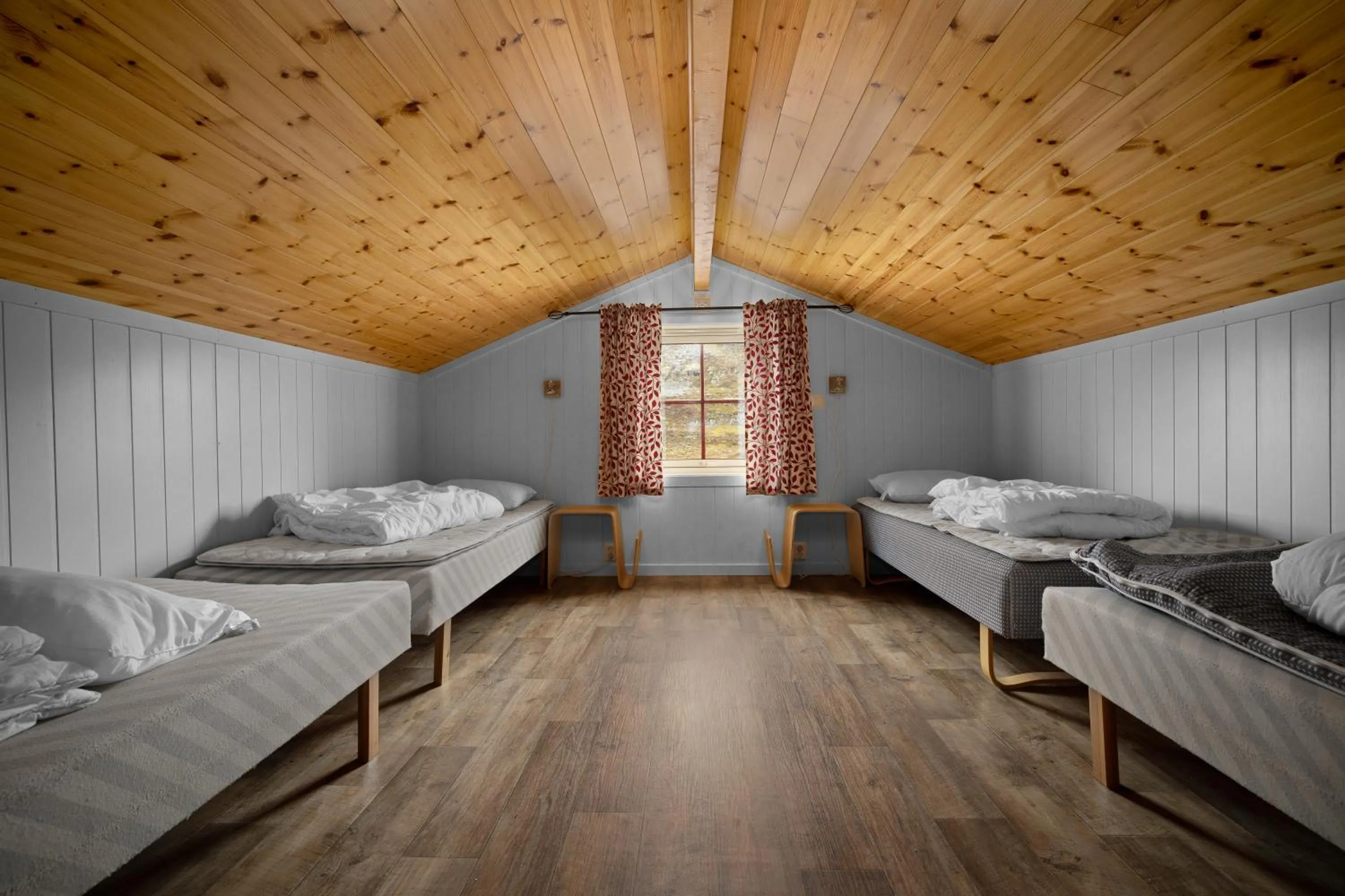 Bed in Smuksjøseter Fjellstue