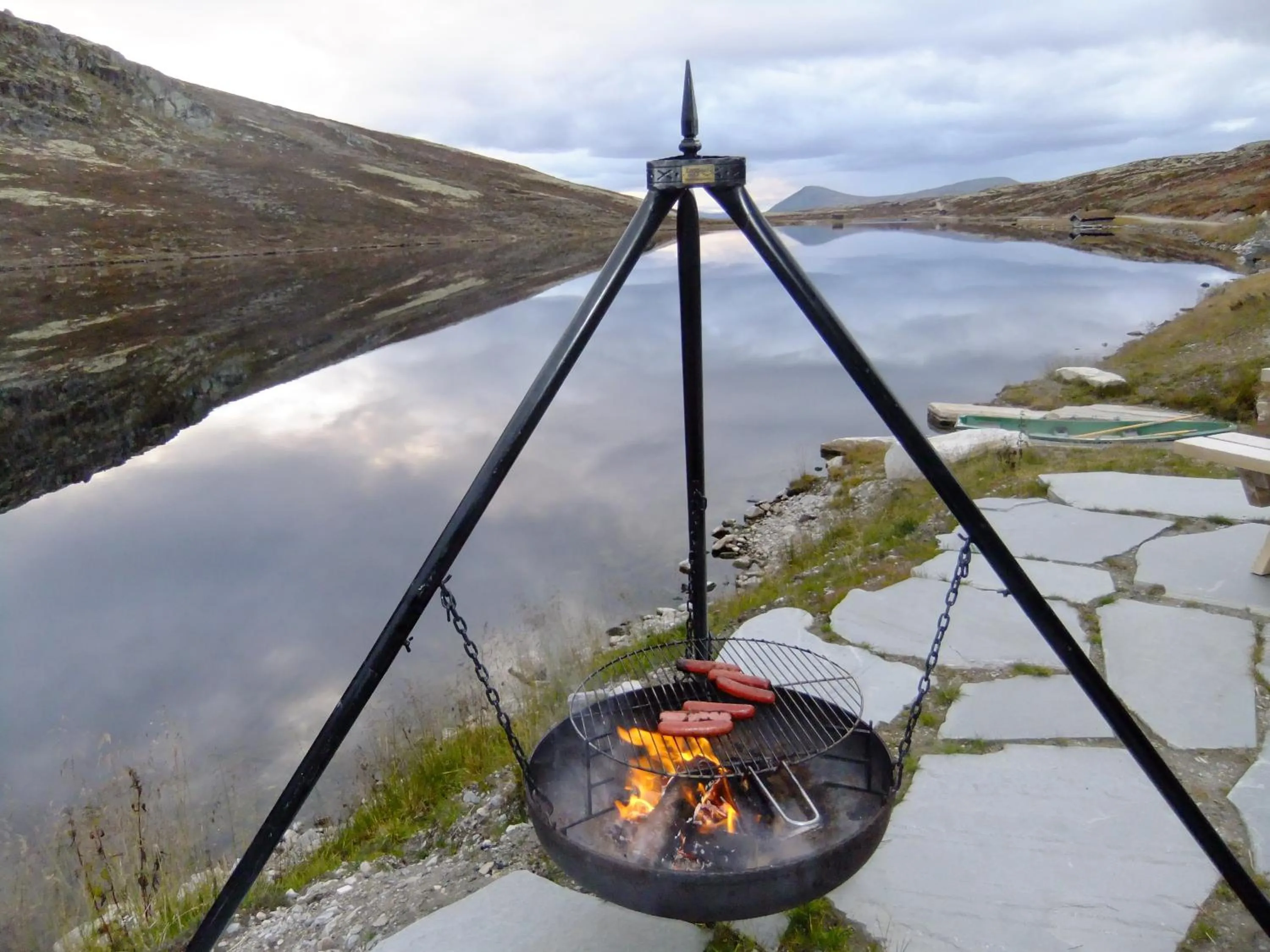 BBQ facilities in Smuksjøseter Fjellstue