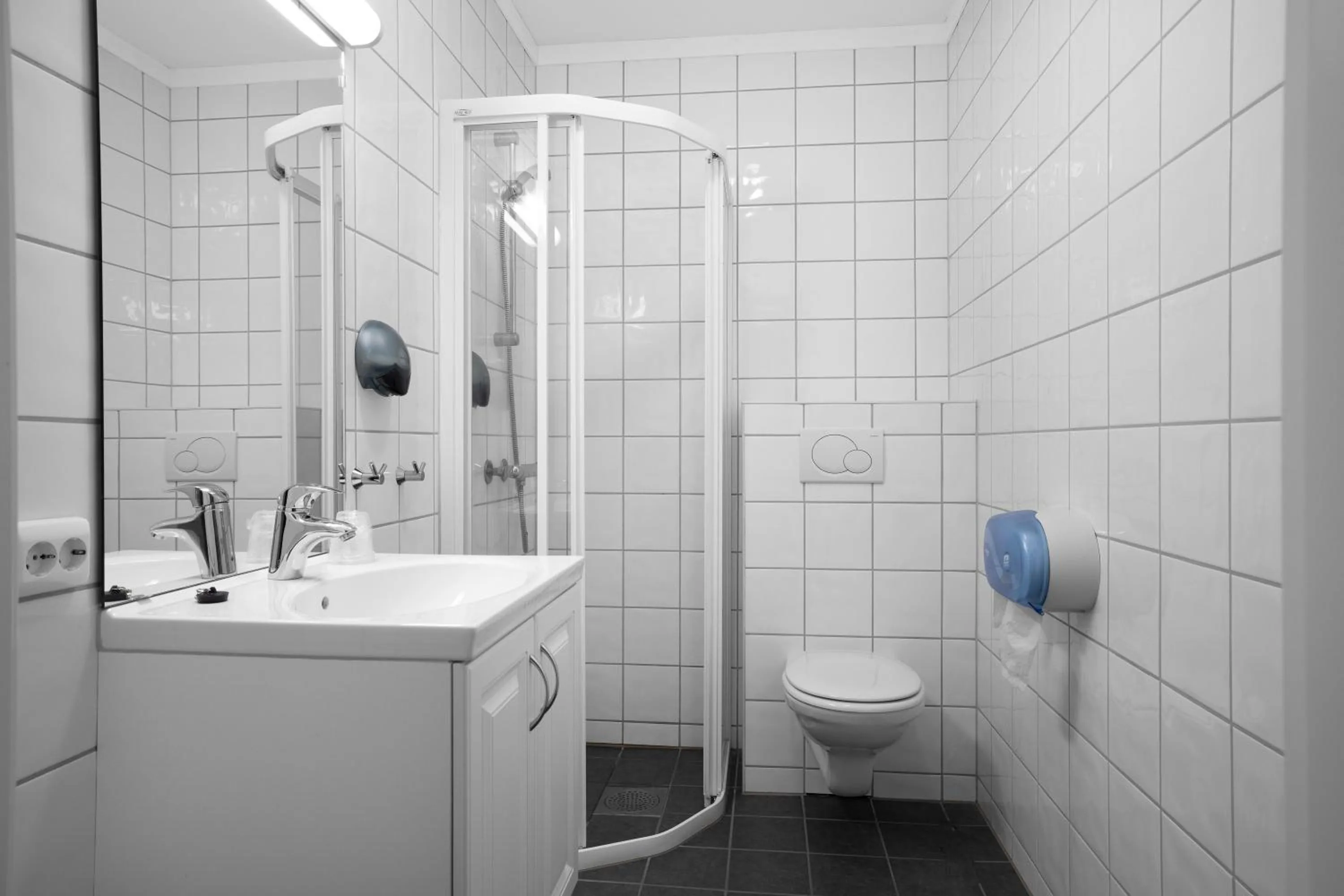 Shower in Smuksjøseter Fjellstue