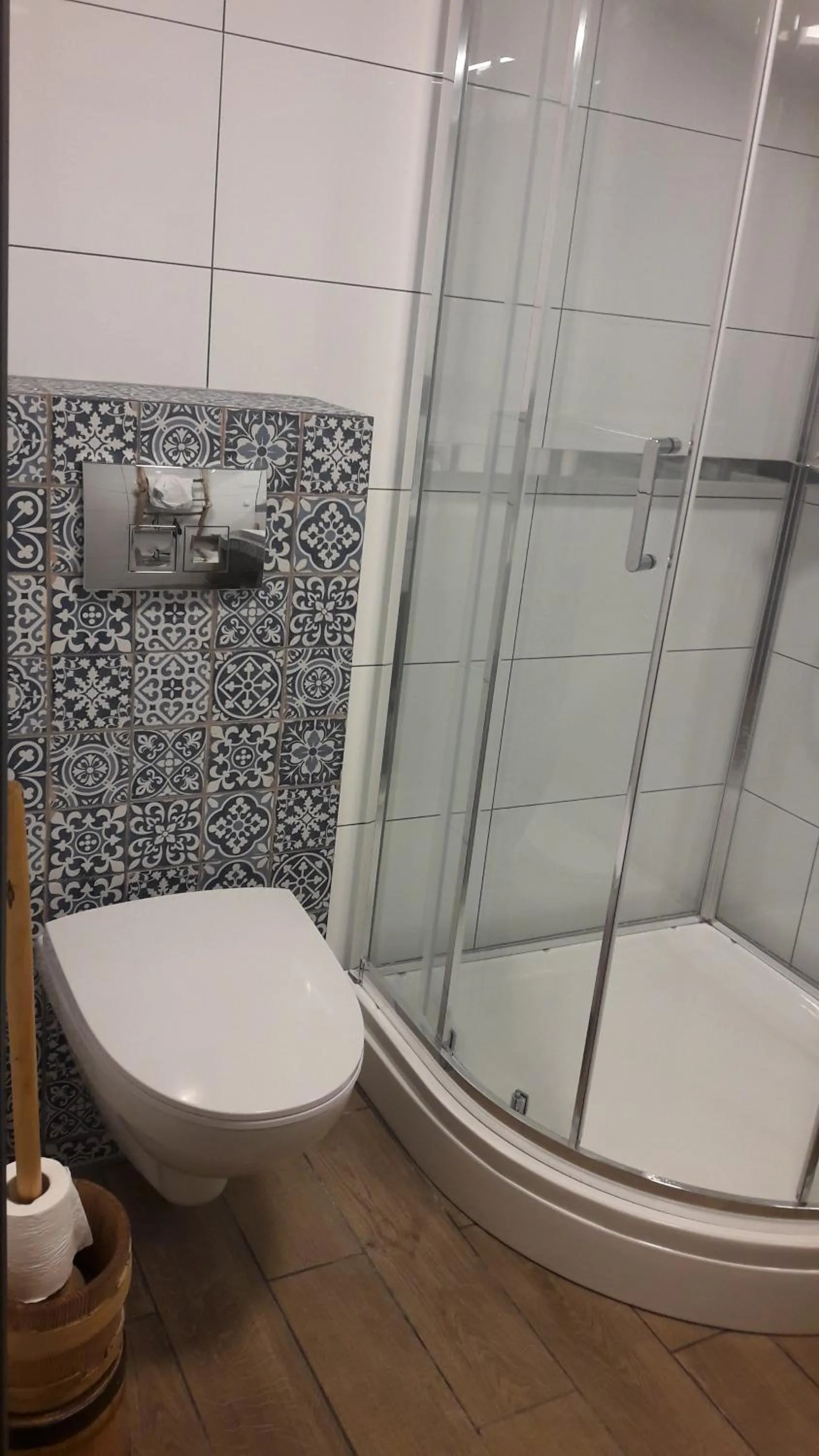 Shower in Lysko Gjestegård
