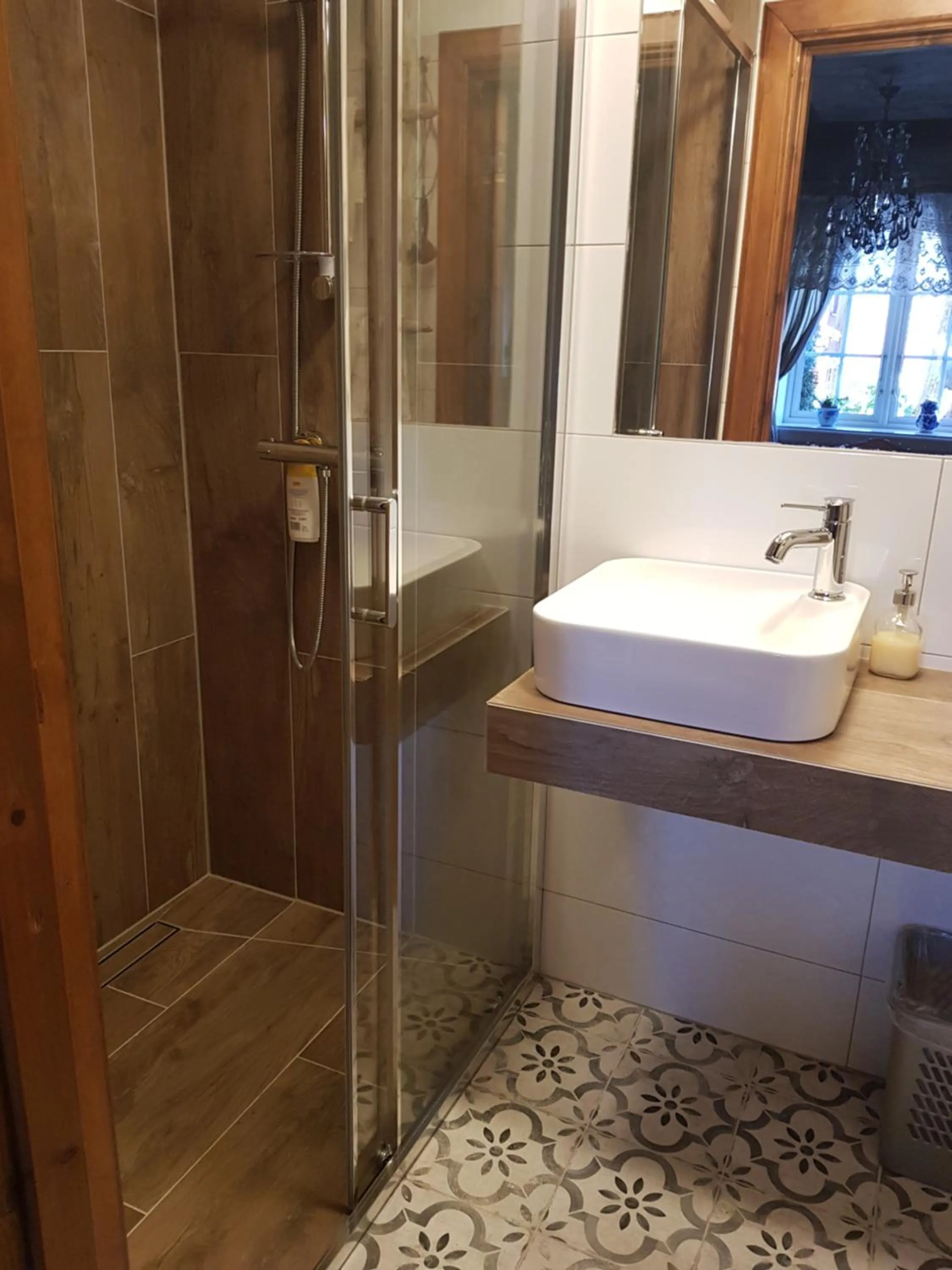 Shower in Lysko Gjestegård