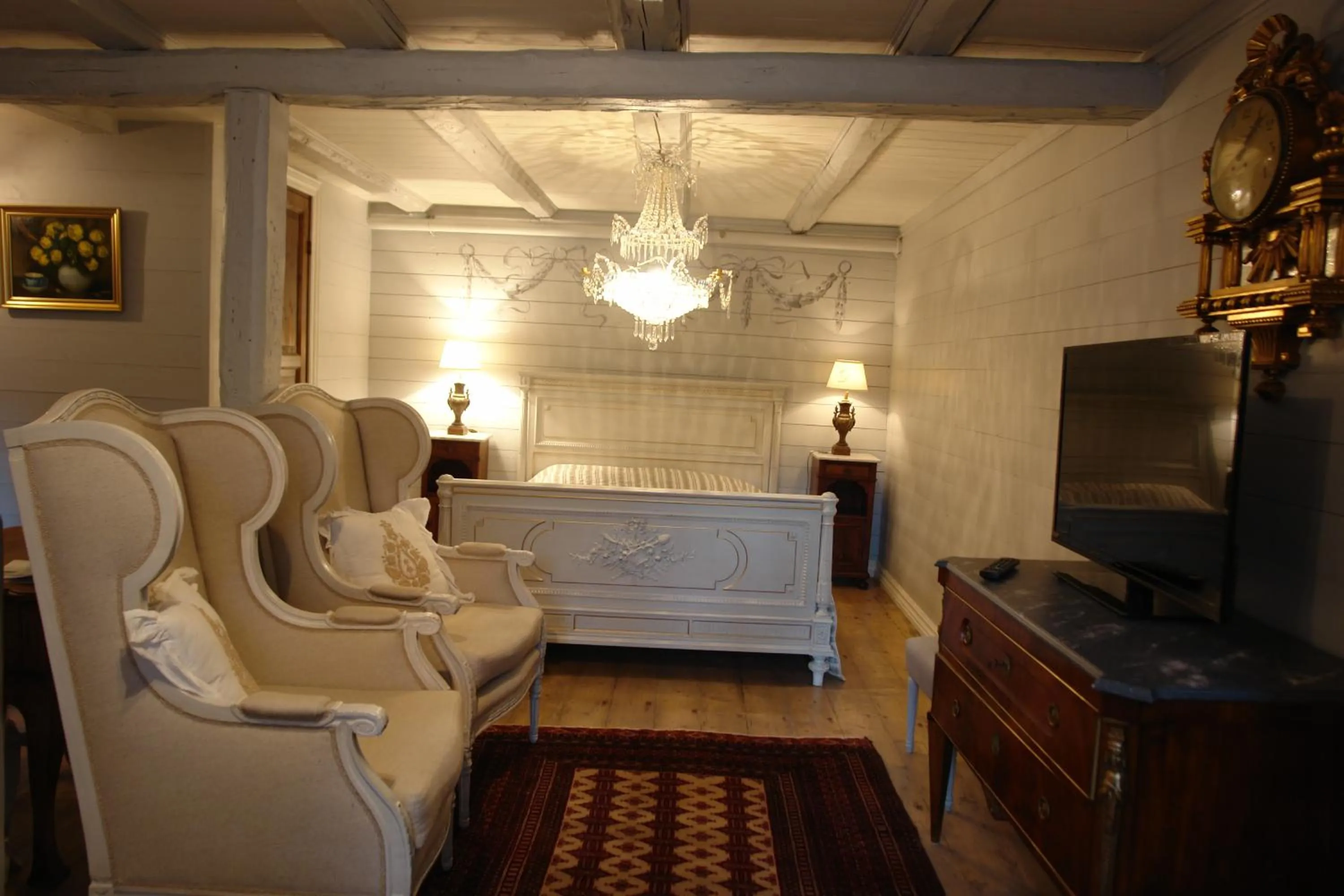 Seating area in Lysko Gjestegård