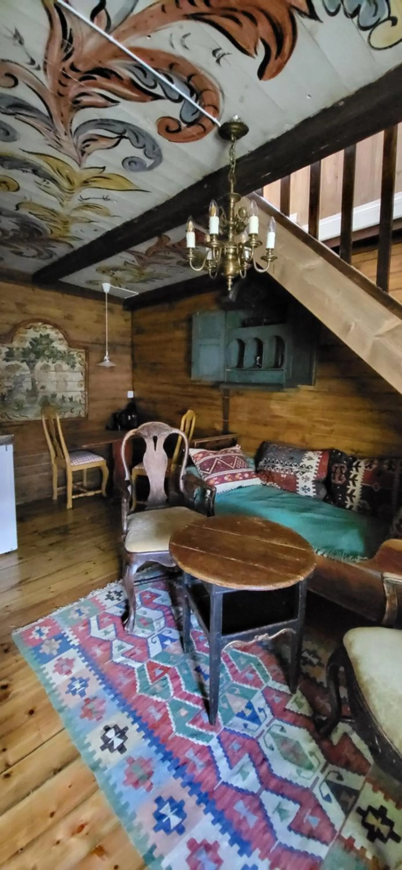 Living room in Lysko Gjestegård