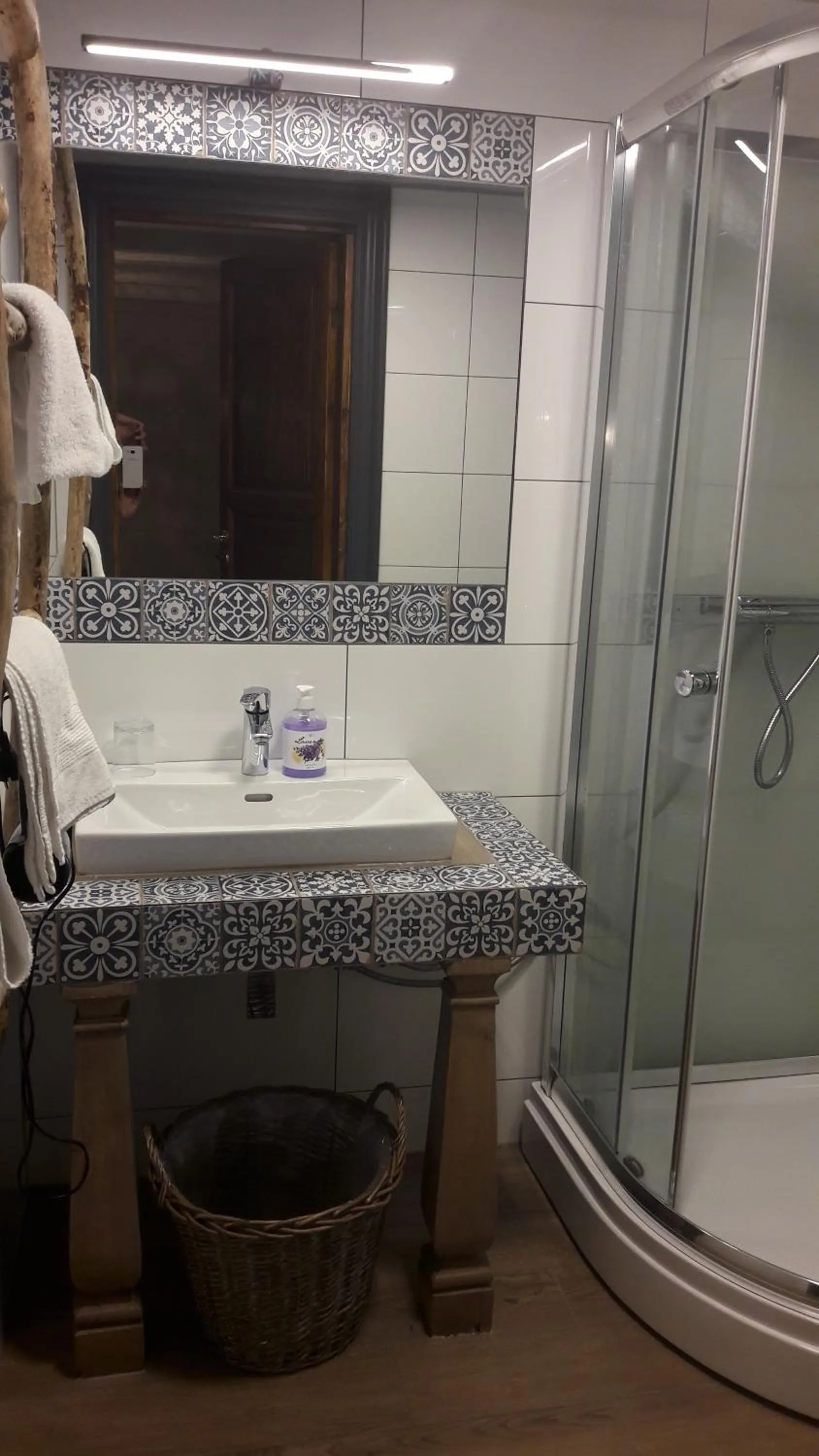 Shower in Lysko Gjestegård