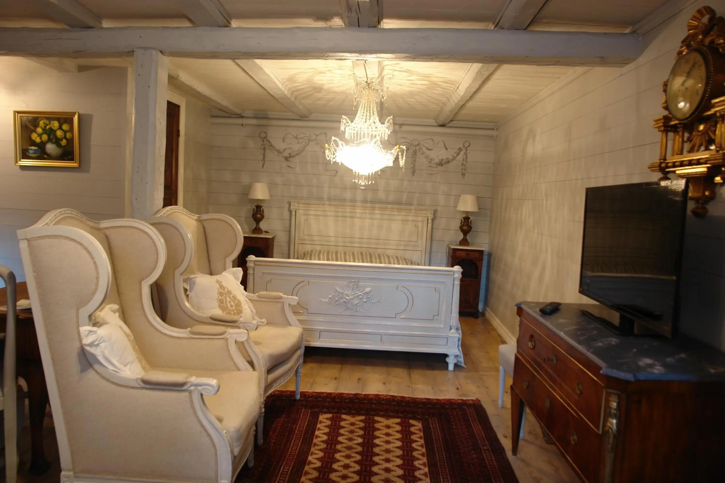 Seating area in Lysko Gjestegård