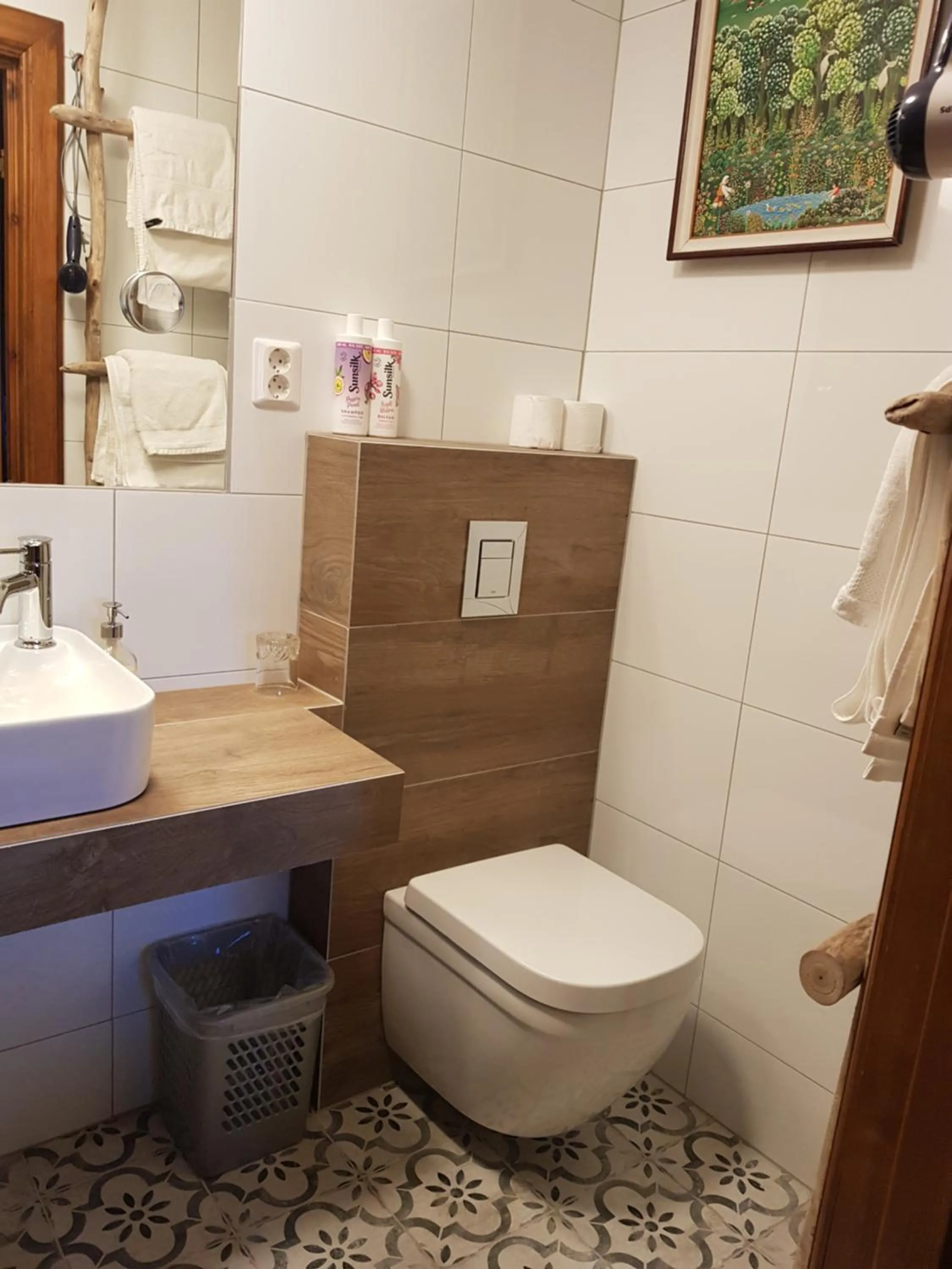 Toilet in Lysko Gjestegård