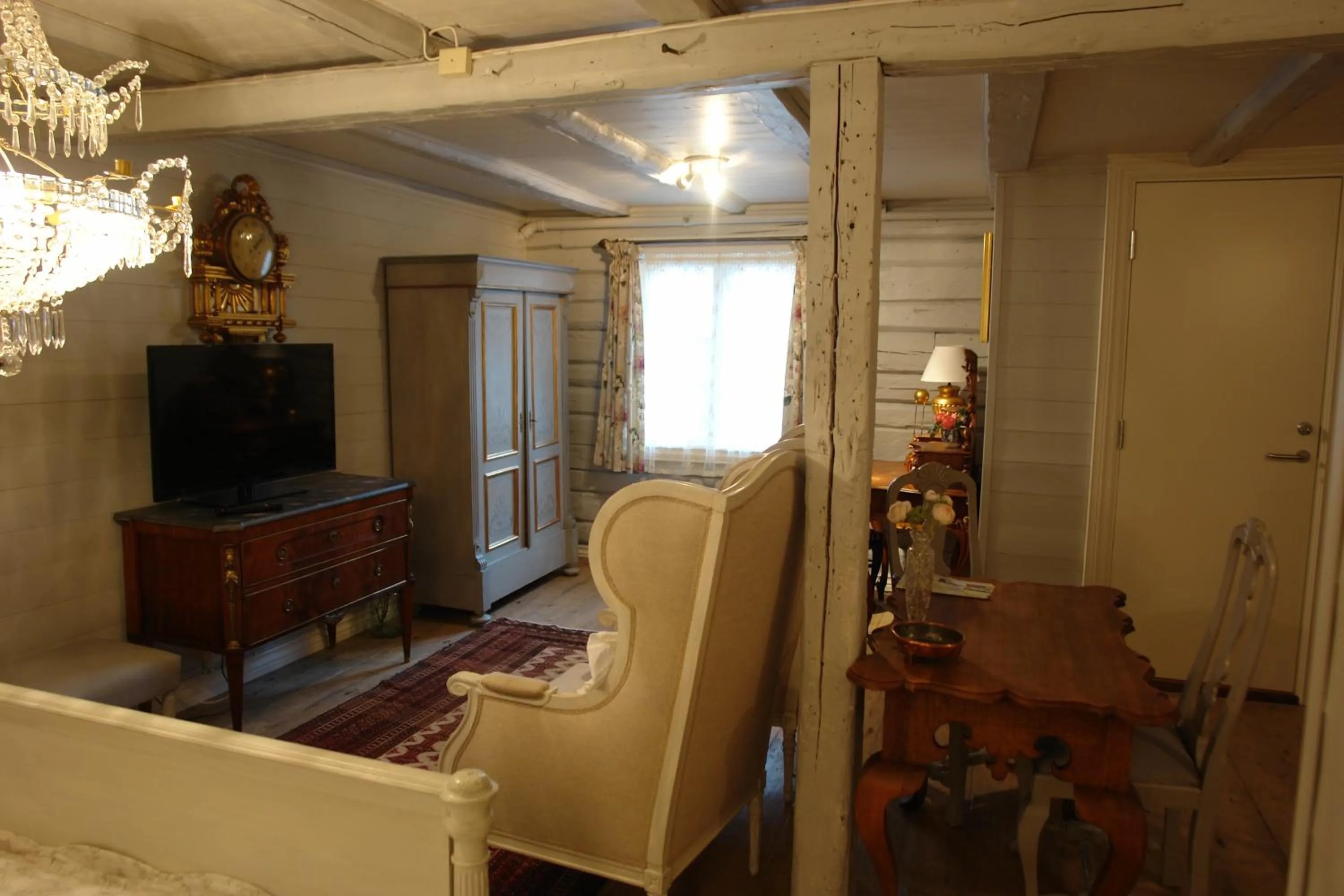 Seating area in Lysko Gjestegård