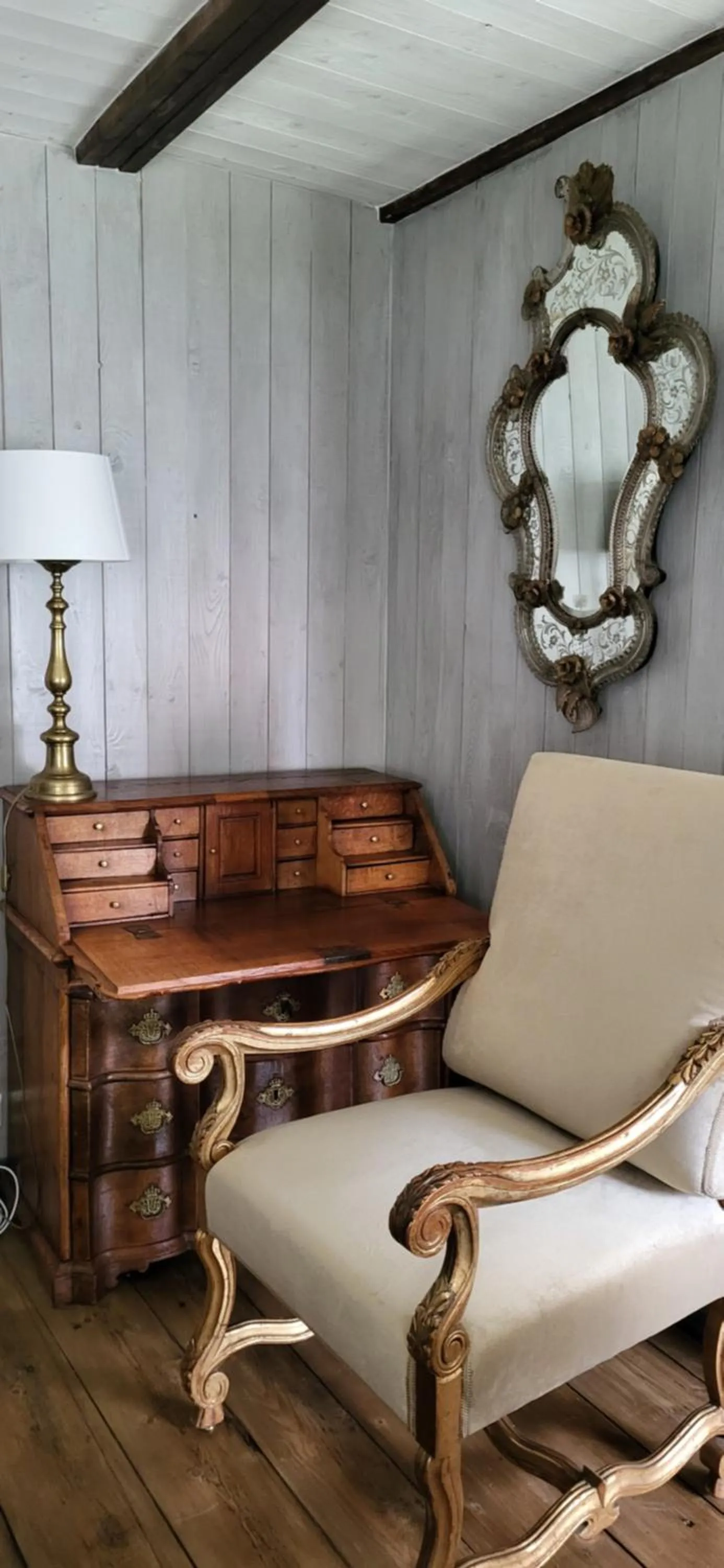 Seating area in Lysko Gjestegård