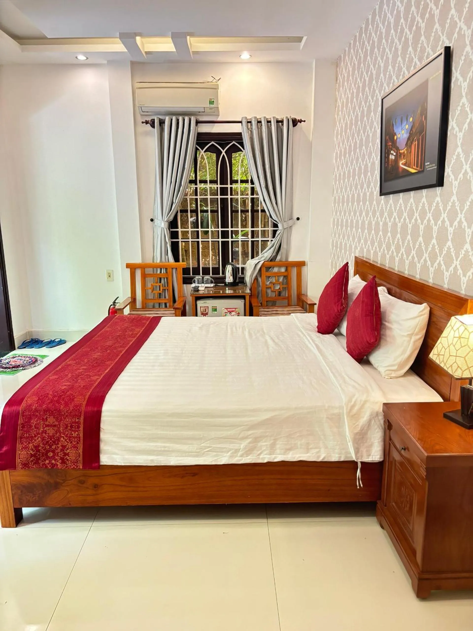 Bed in Red House Homestay - Villa