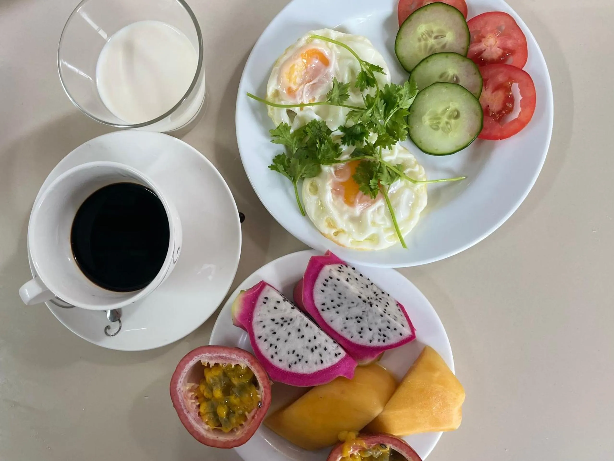 Breakfast in Red House Homestay - Villa