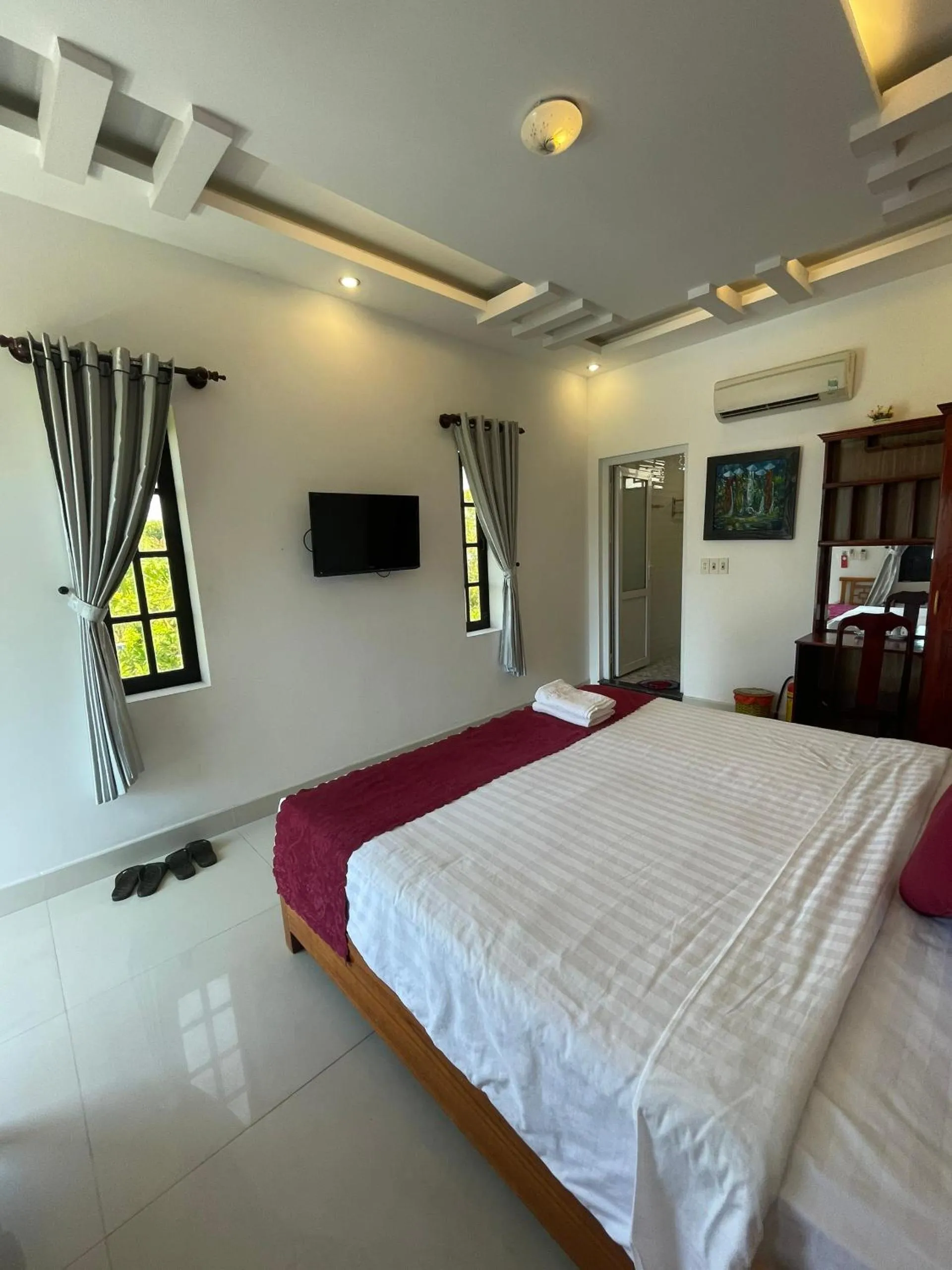 Bed in Red House Homestay - Villa