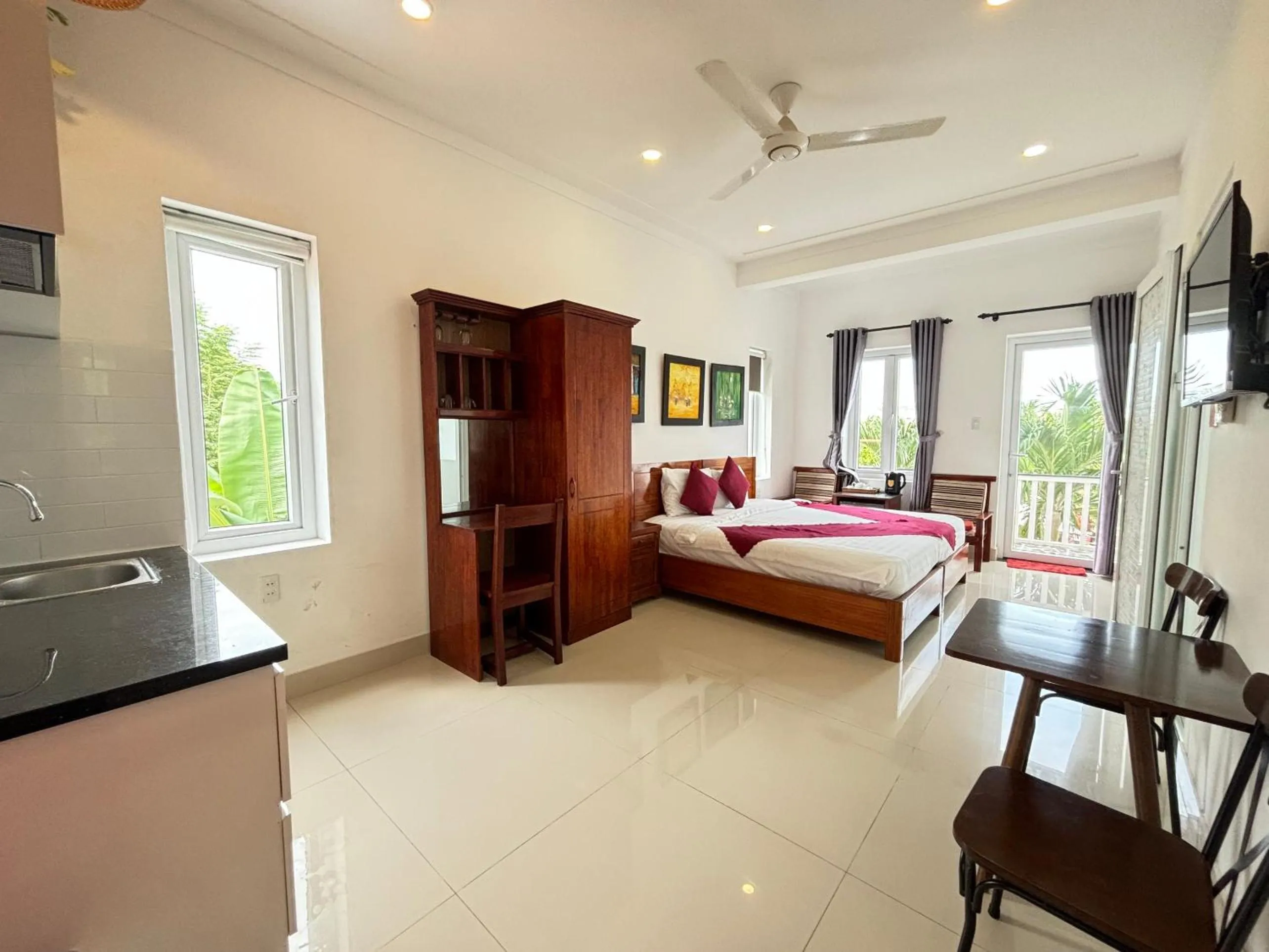 Bed in Red House Homestay - Villa