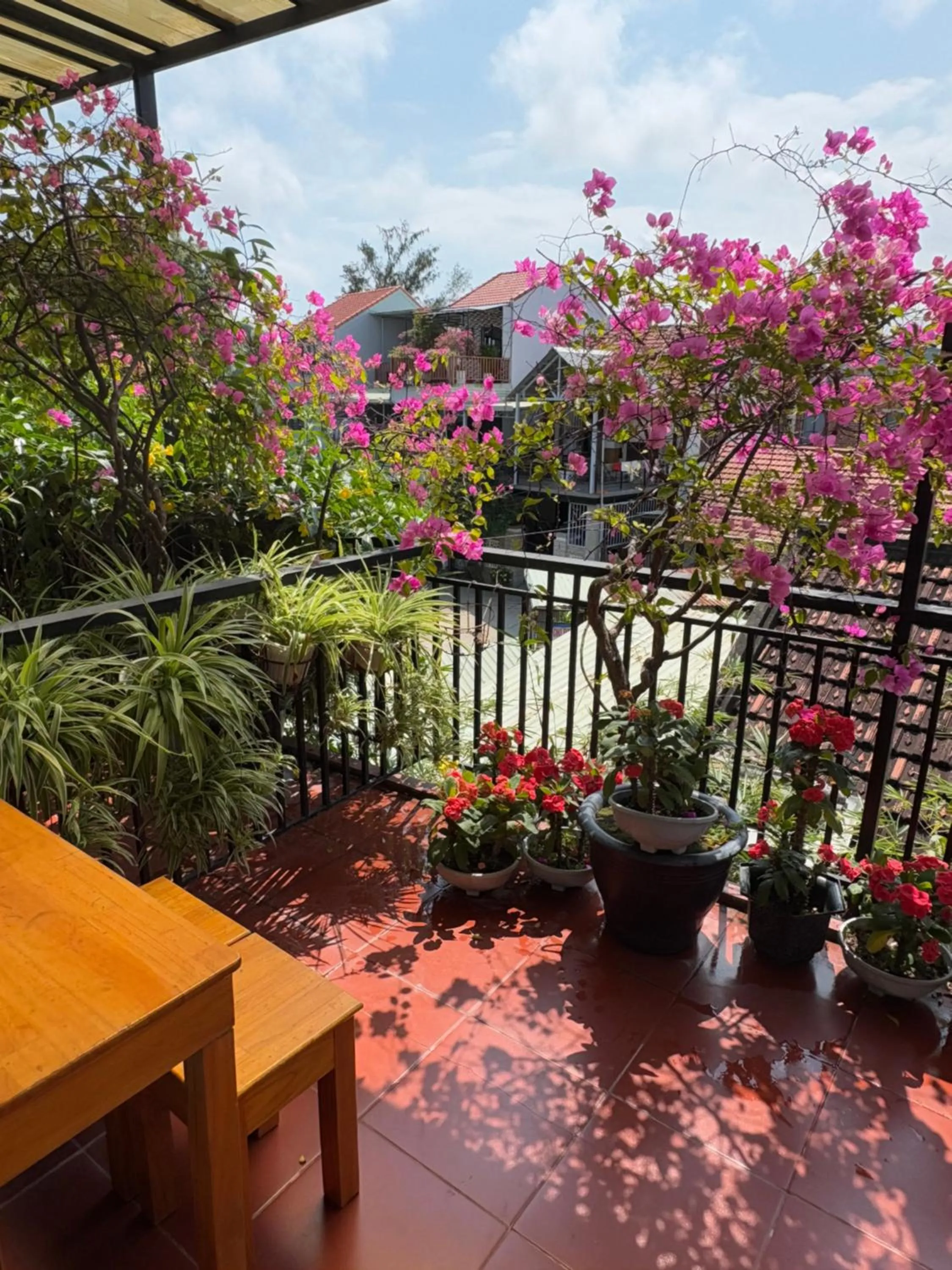 Balcony/Terrace in Tue Tam Garden Villa