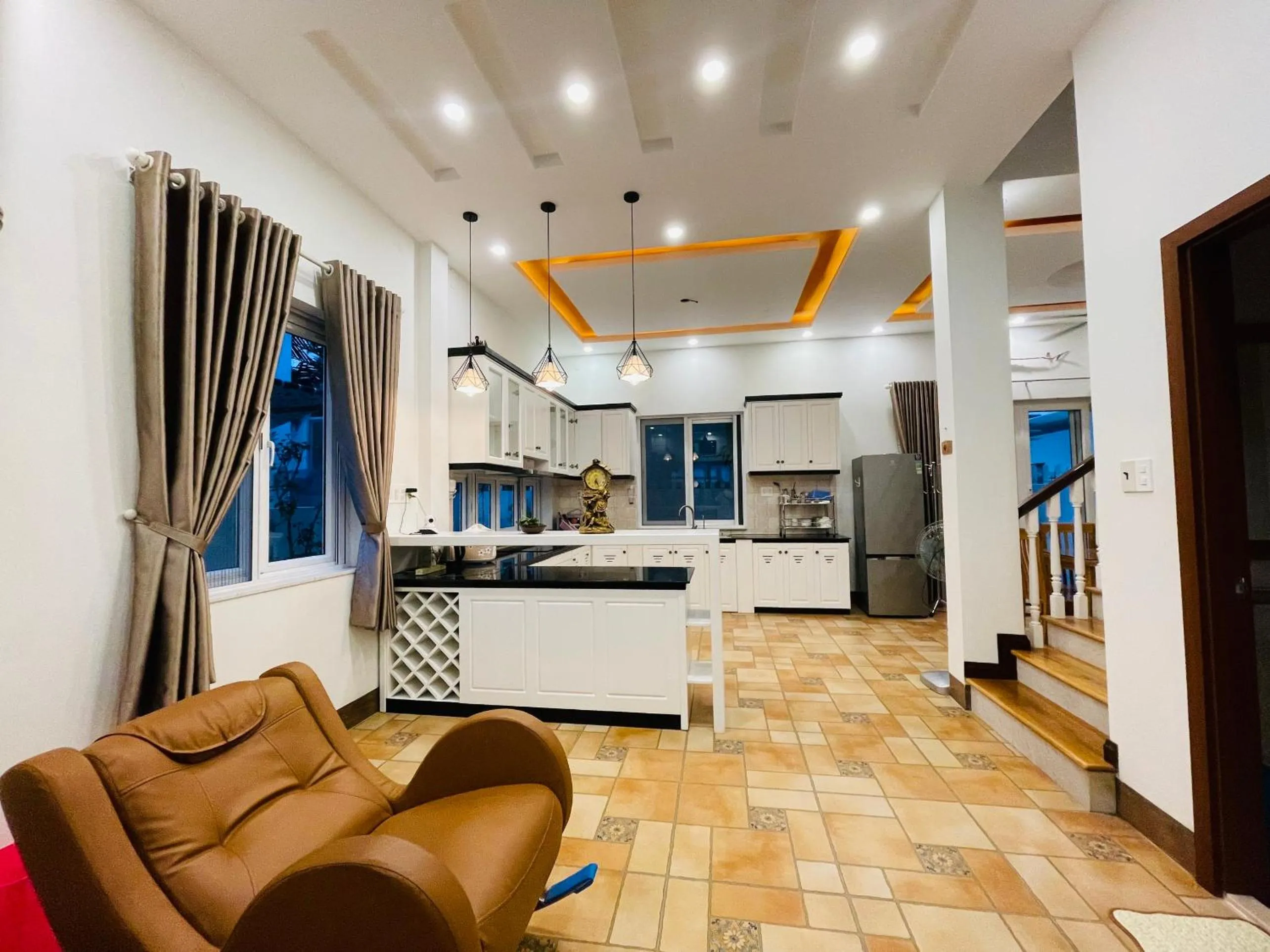 Kitchen or kitchenette in Benzen Villas Nha Trang
