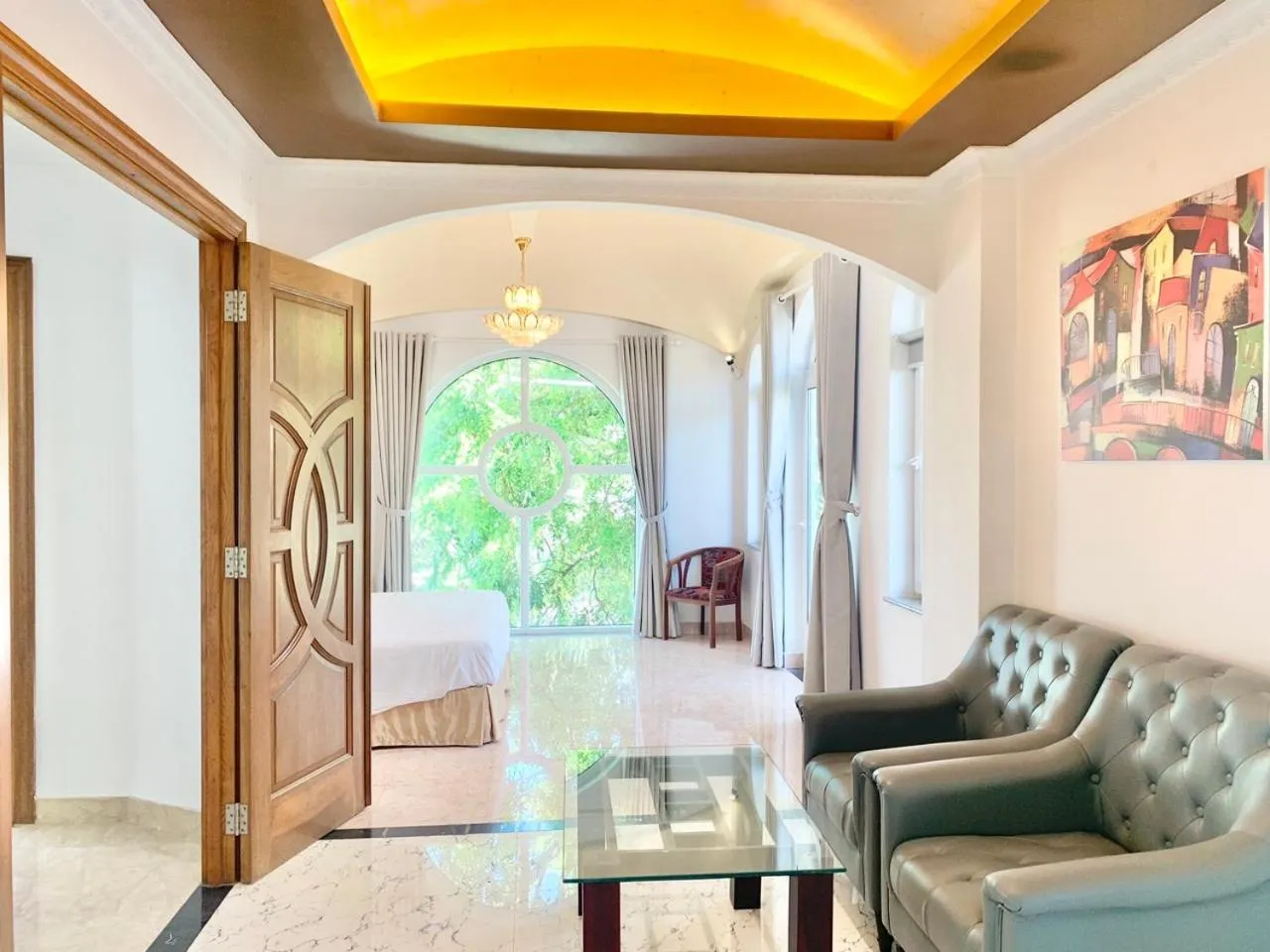 Seating area in Benzen Villas Nha Trang
