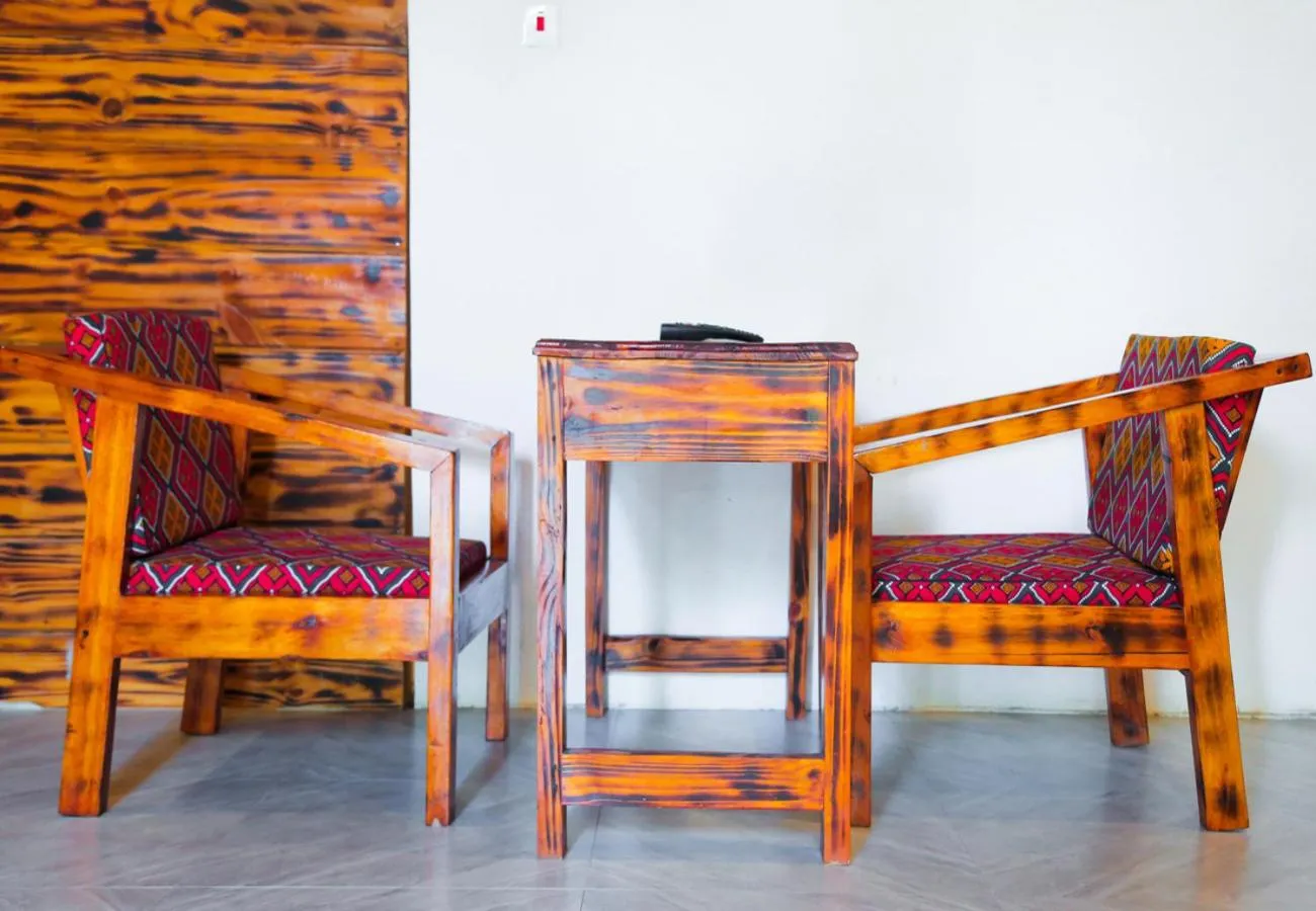 Seating area in Palm Cultural Village