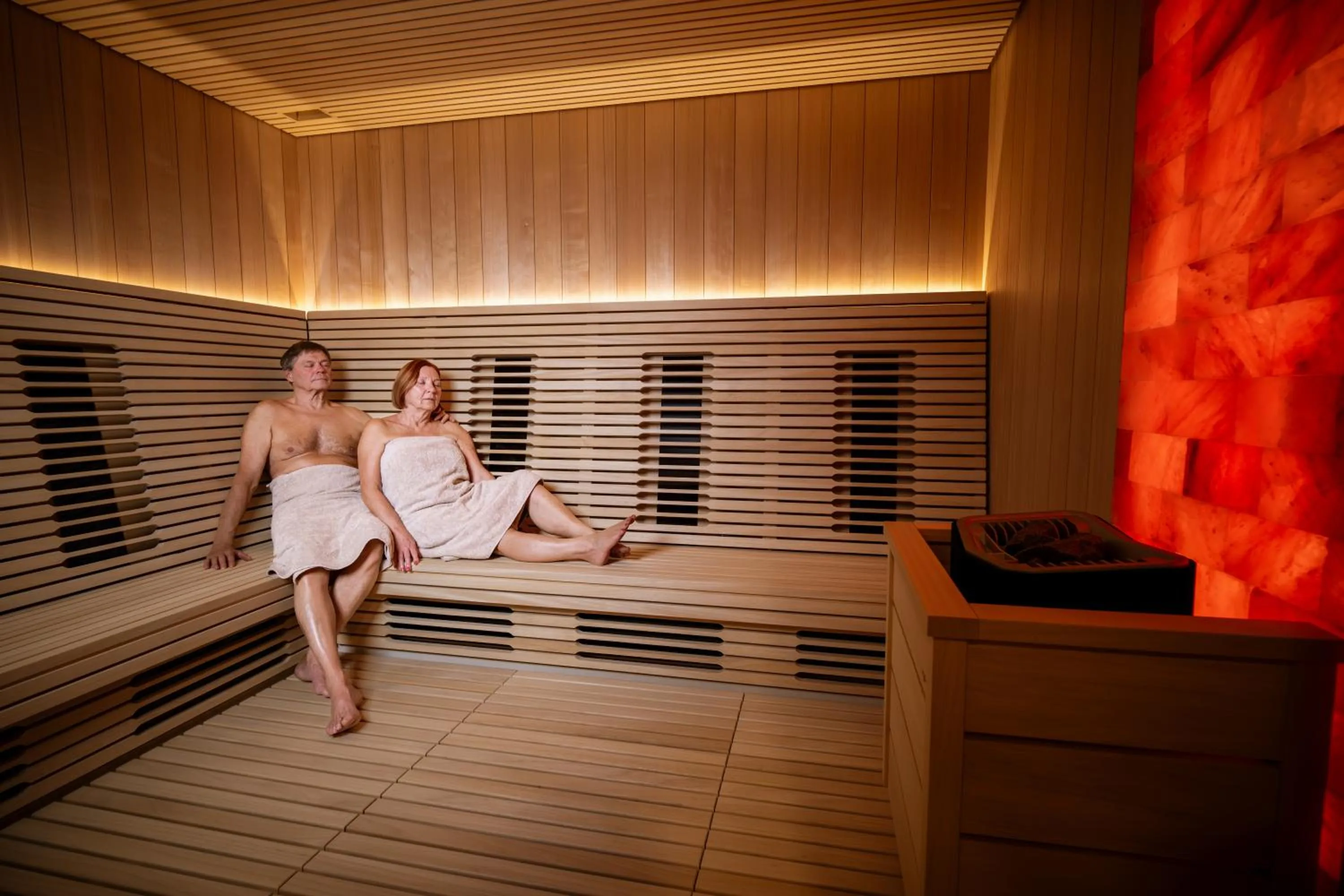 Sauna in Hotel Delfin