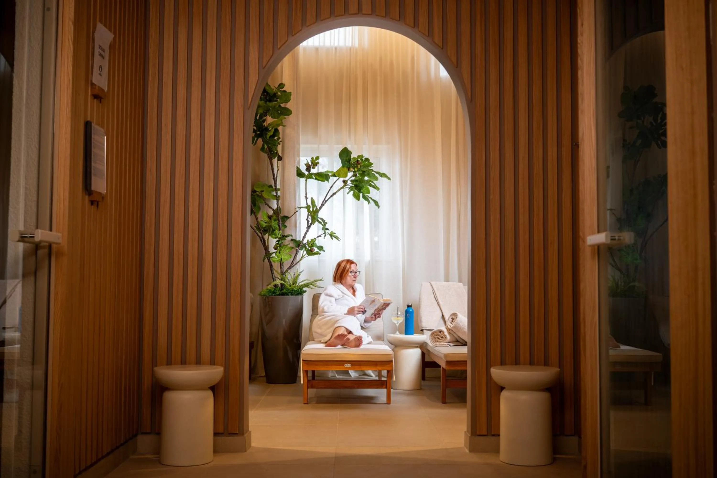 Sauna in Hotel Delfin