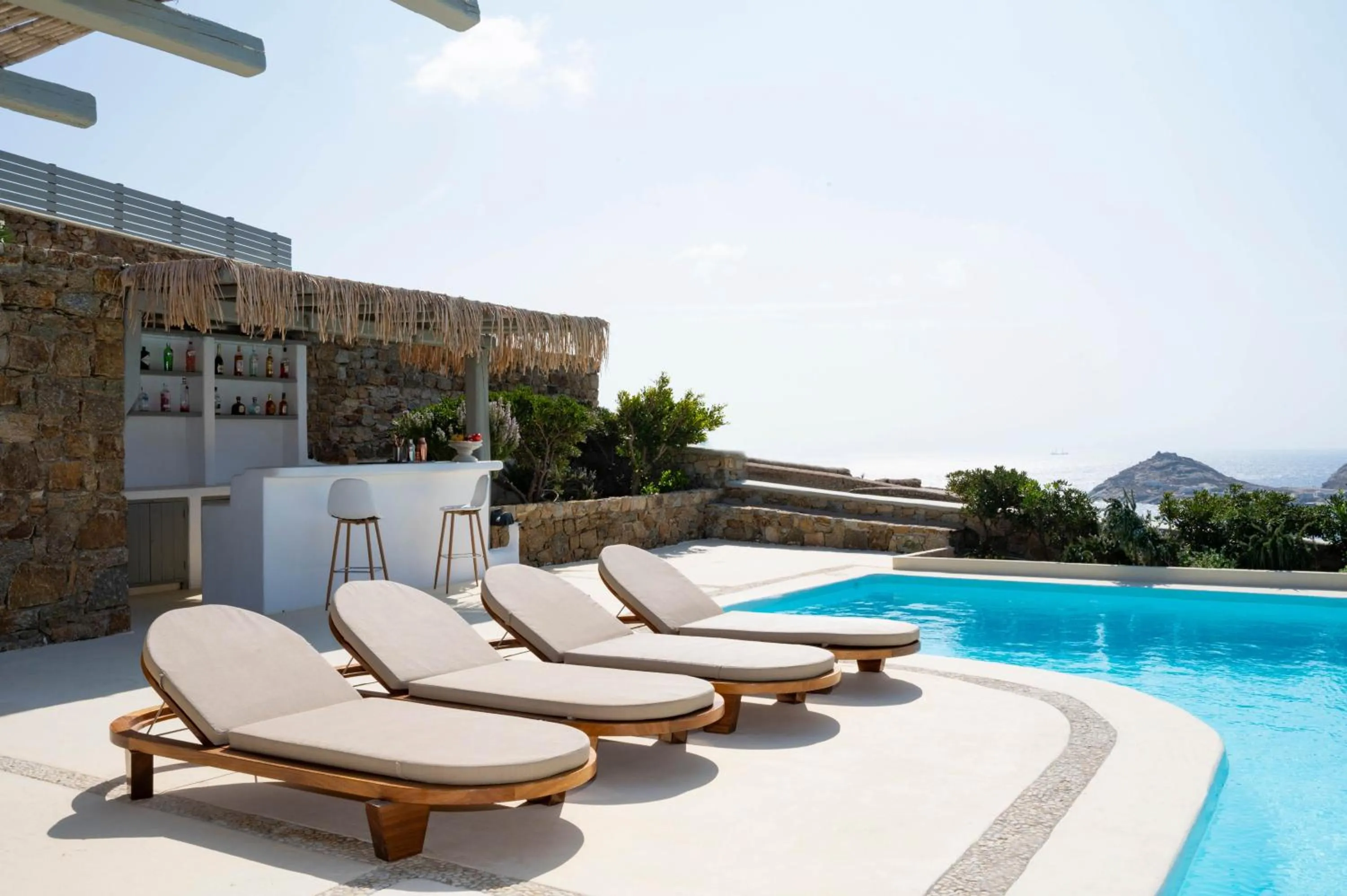 Patio in Thalasses Villas