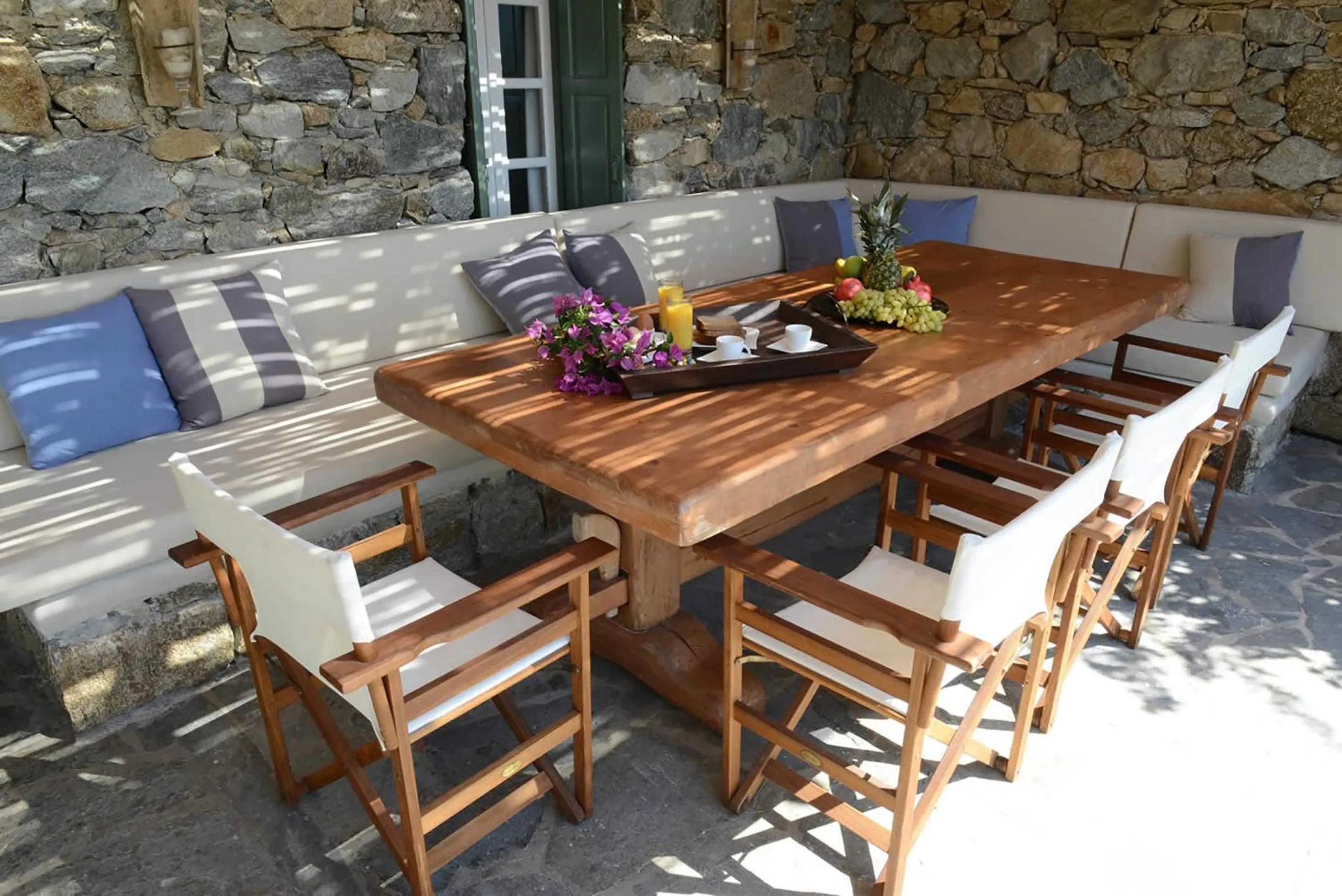 Patio in Thalasses Villas