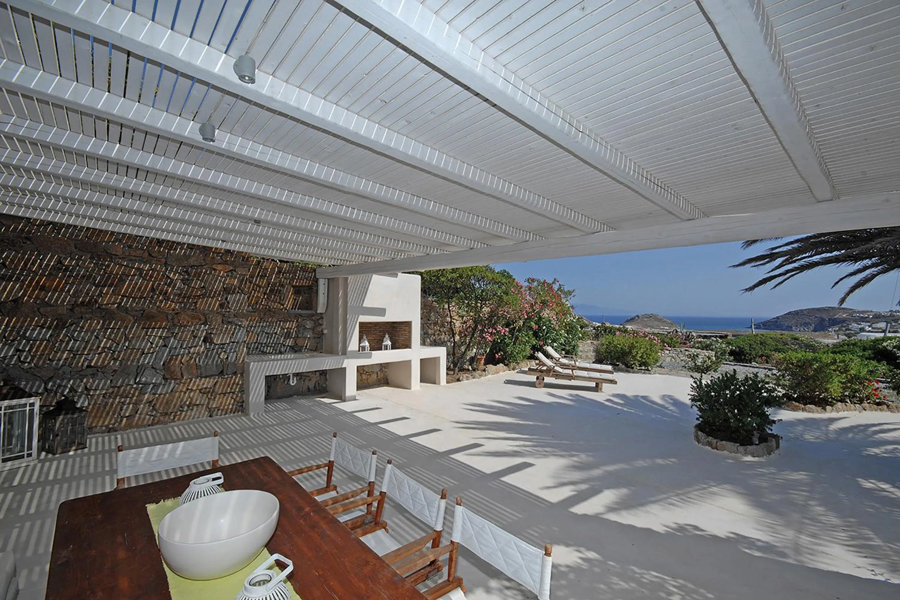 Patio in Thalasses Villas