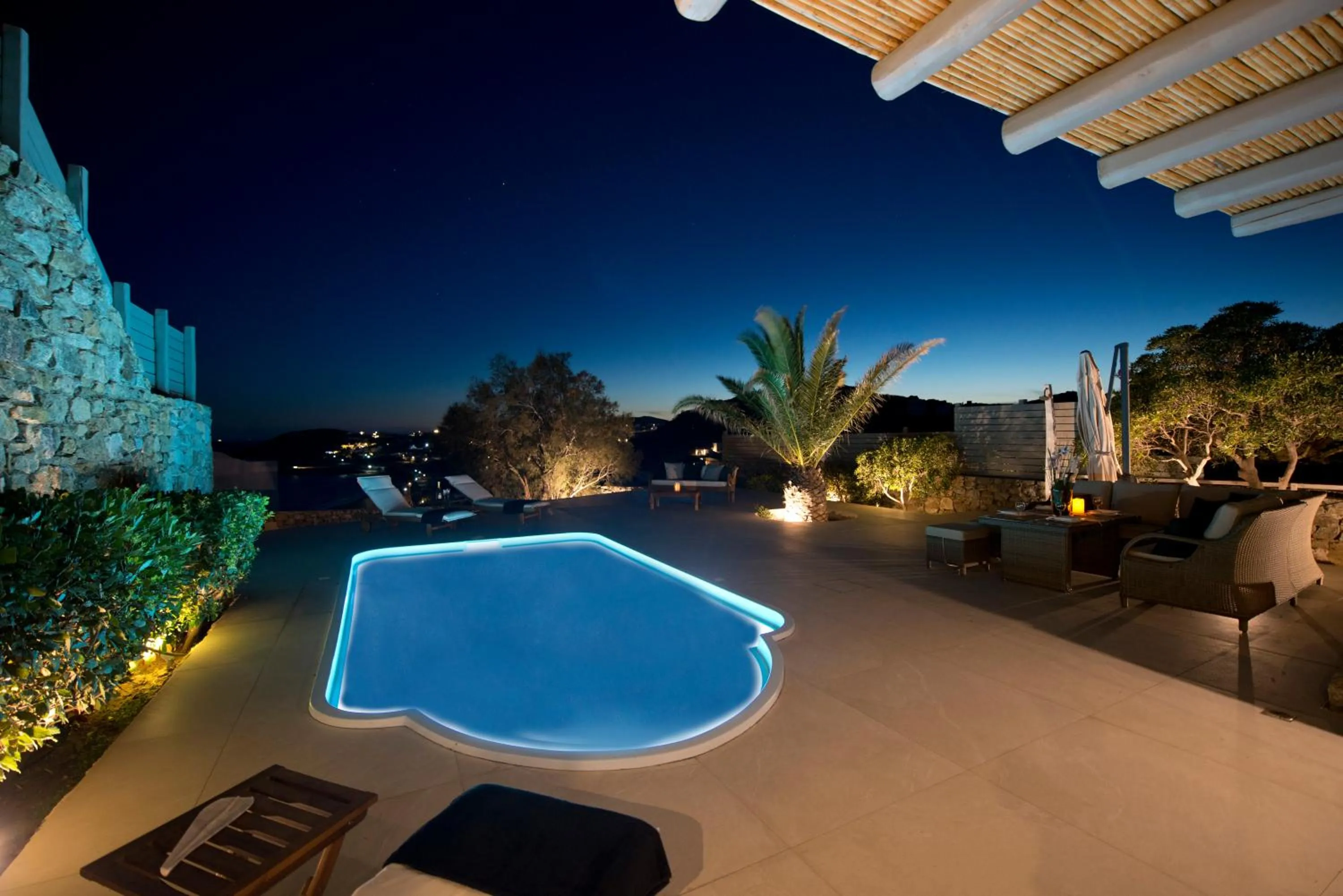 Patio in Thalasses Villas