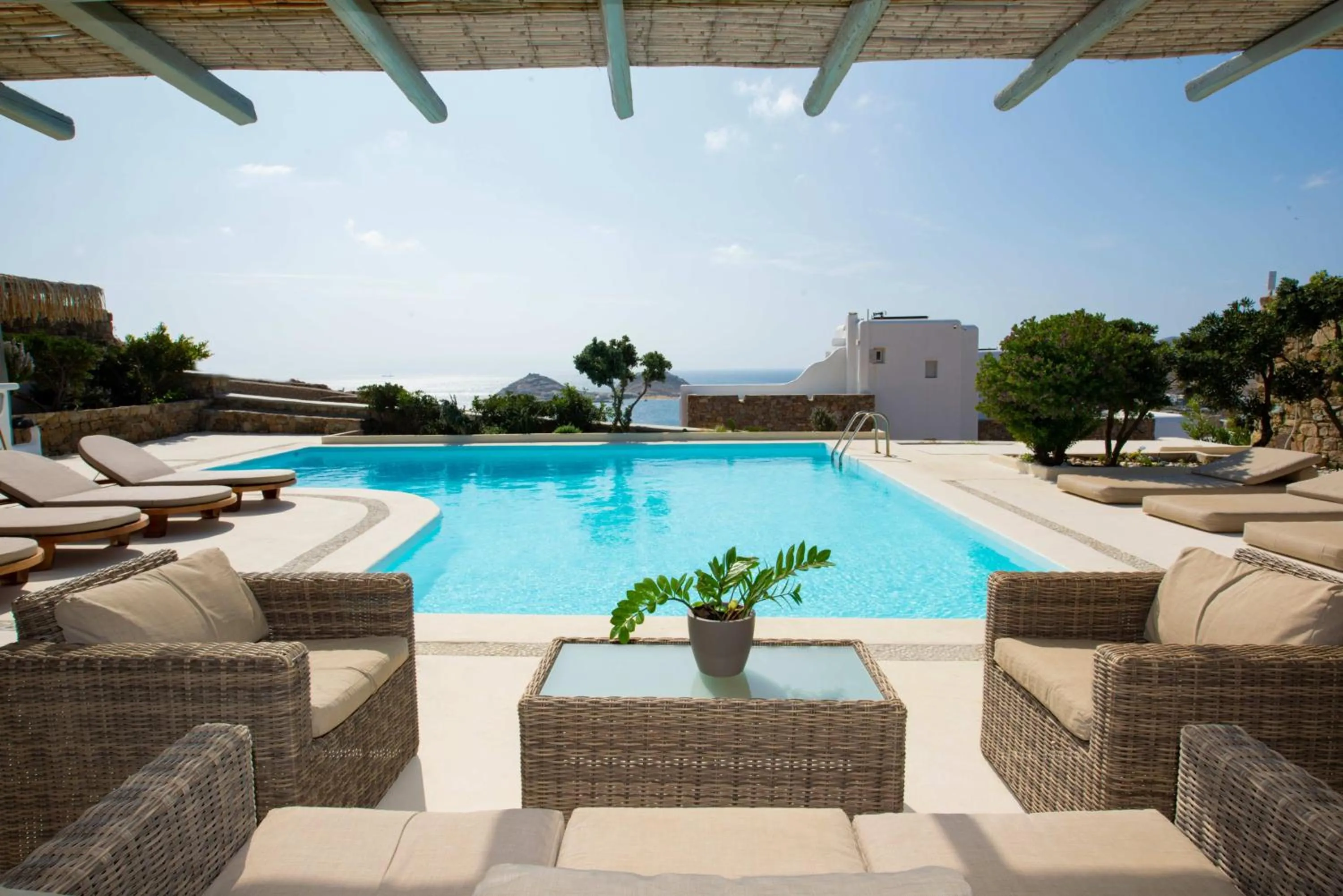 Patio in Thalasses Villas