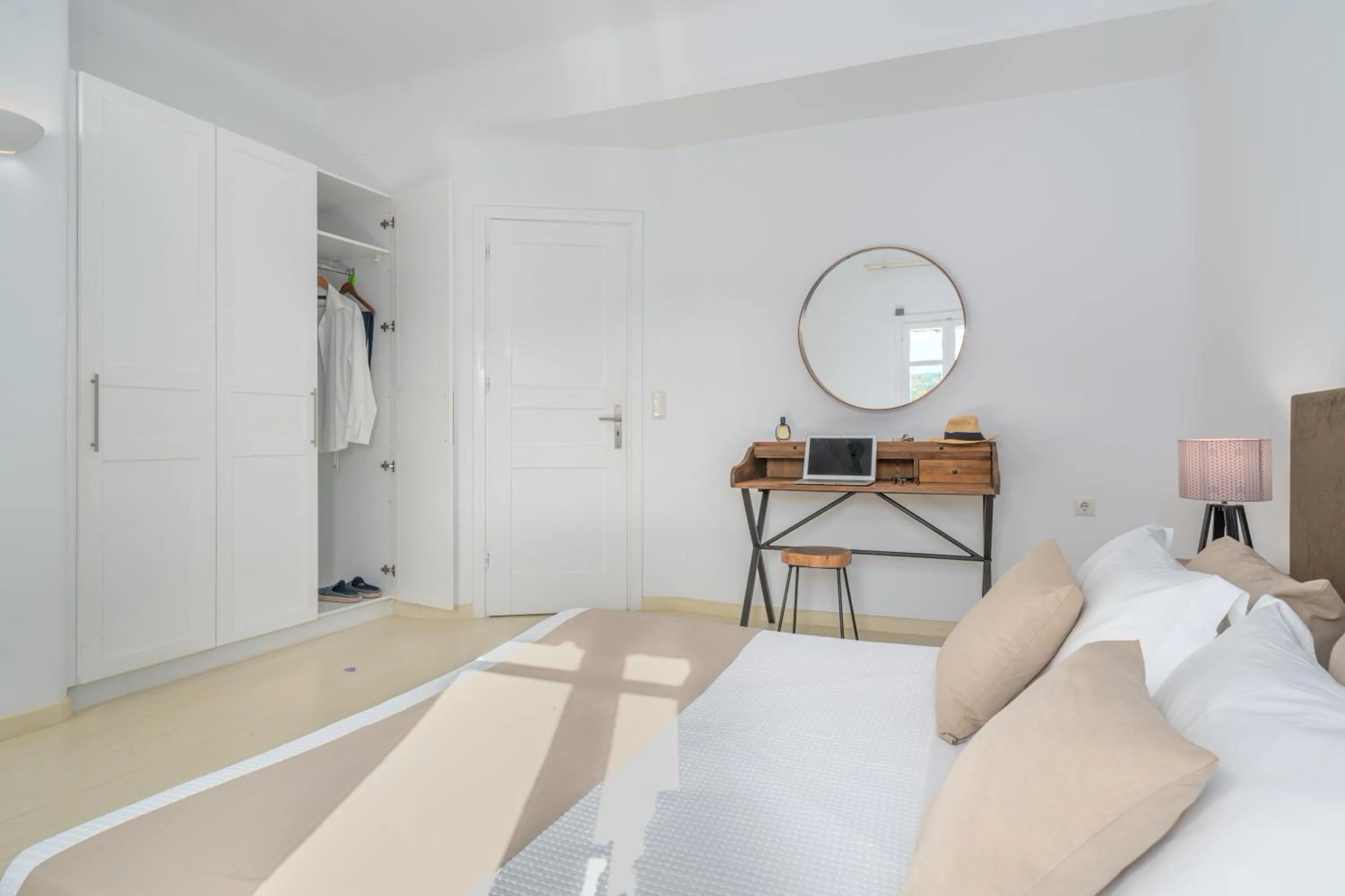 Bed in Thalasses Villas