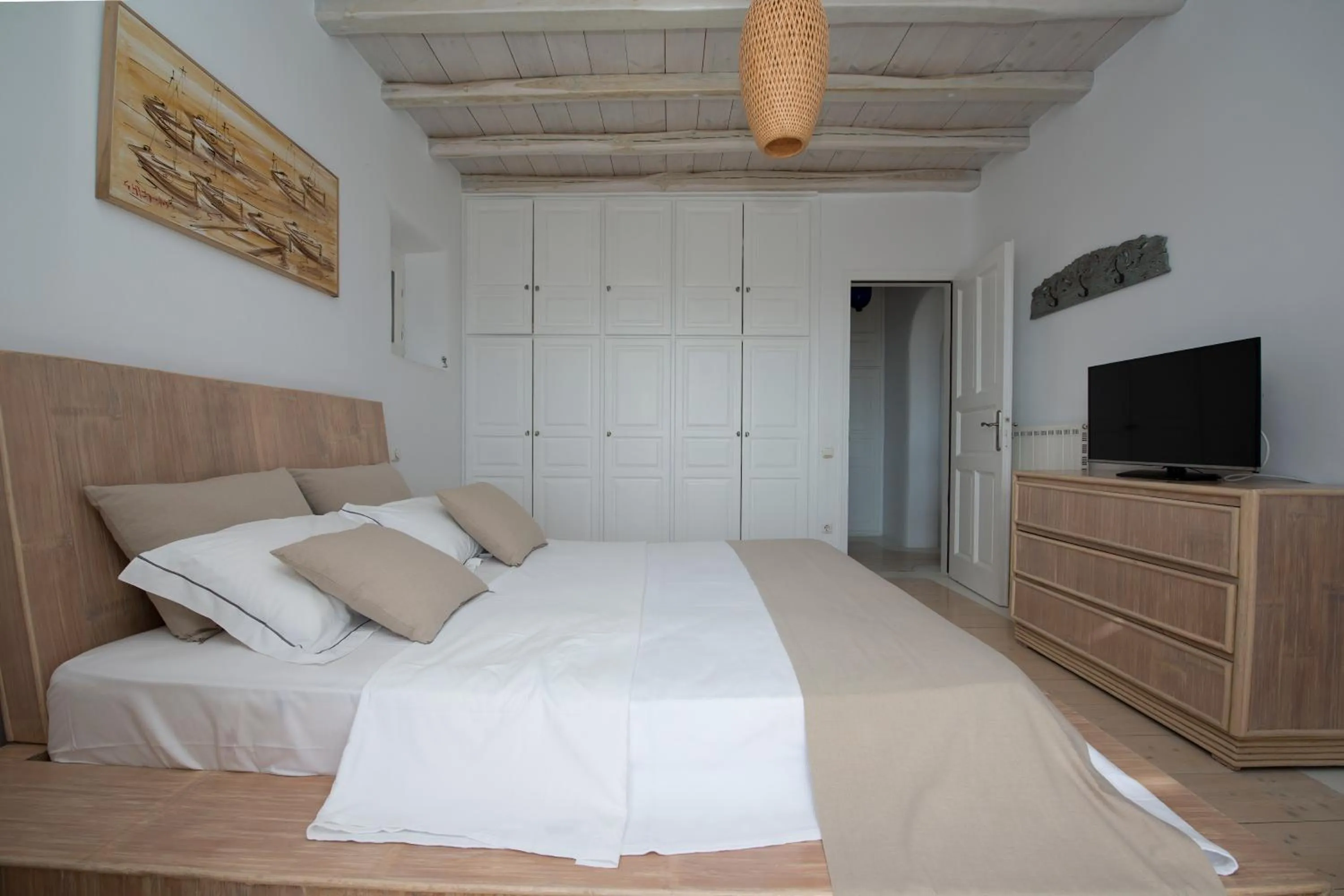 Bedroom, Bed in Thalasses Villas