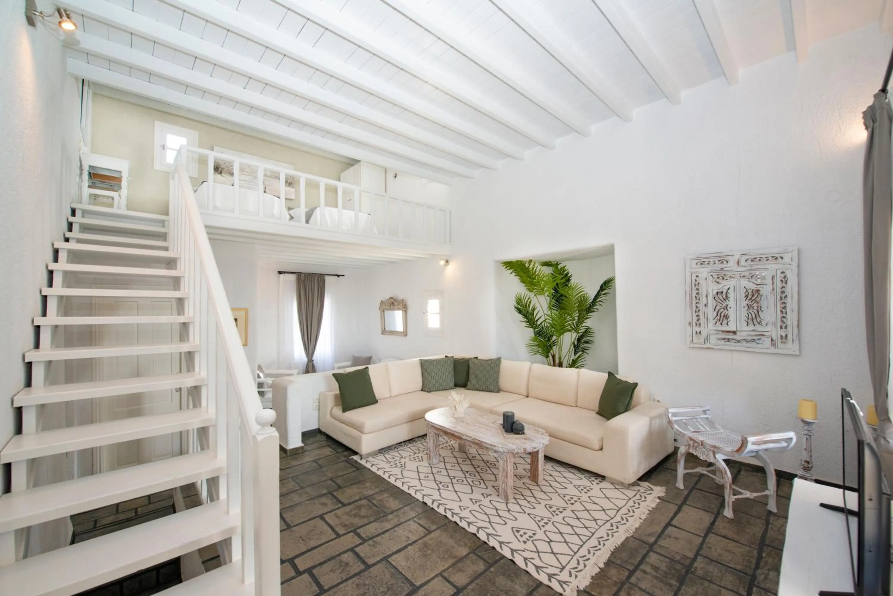 Living room in Thalasses Villas