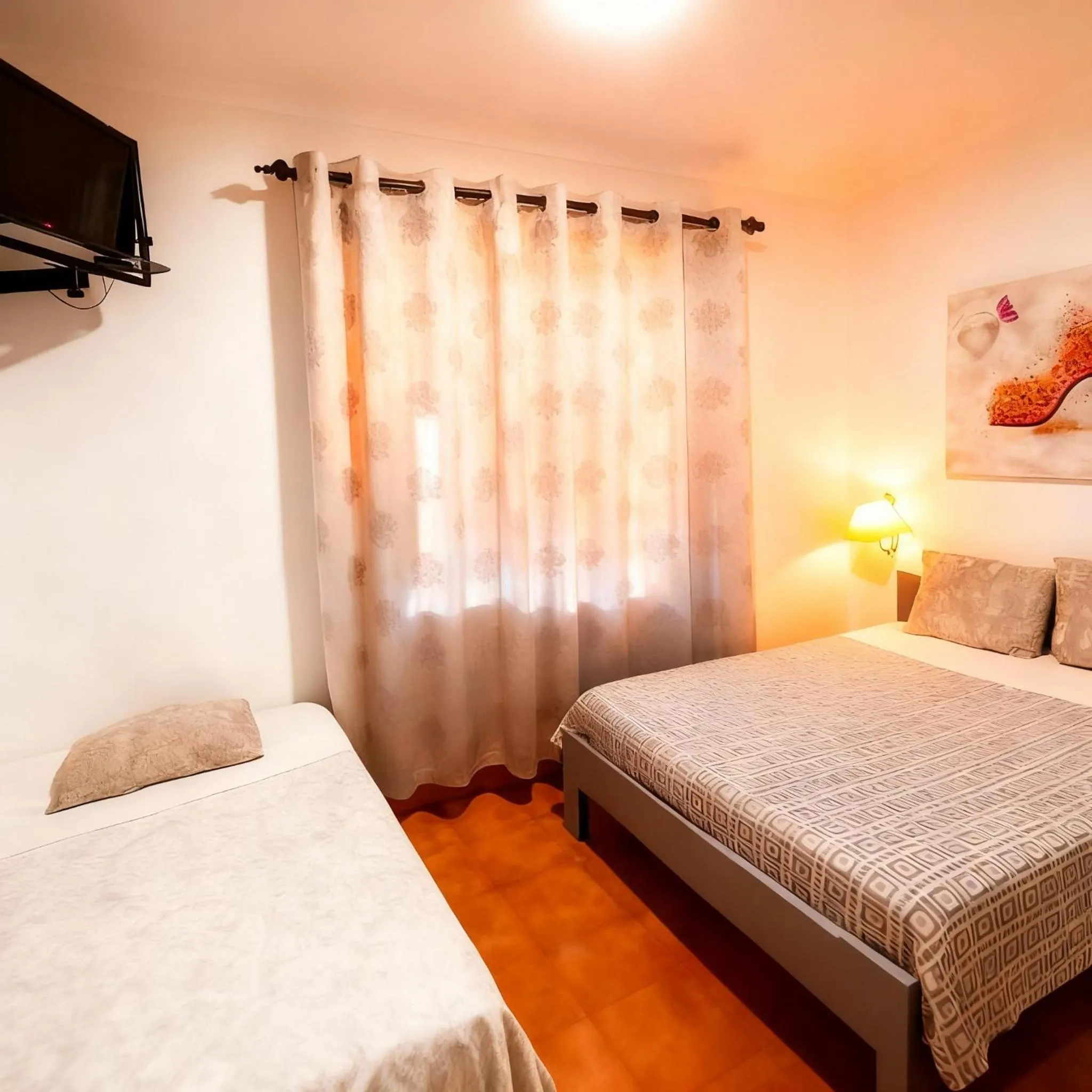 Bed in ALOJAMENTO ELVAS LUSO ESPANHOLA