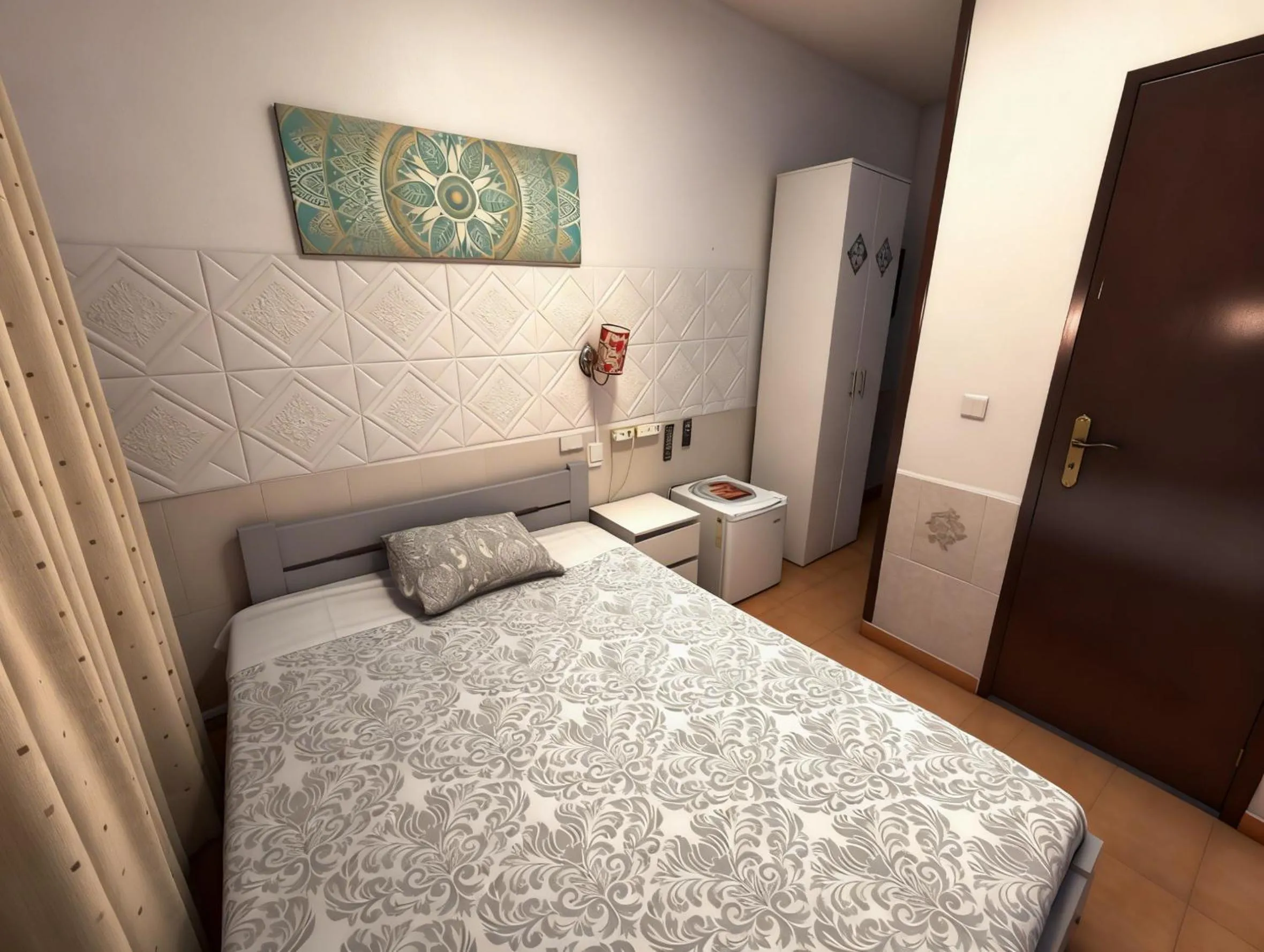 Bed in ALOJAMENTO ELVAS LUSO ESPANHOLA