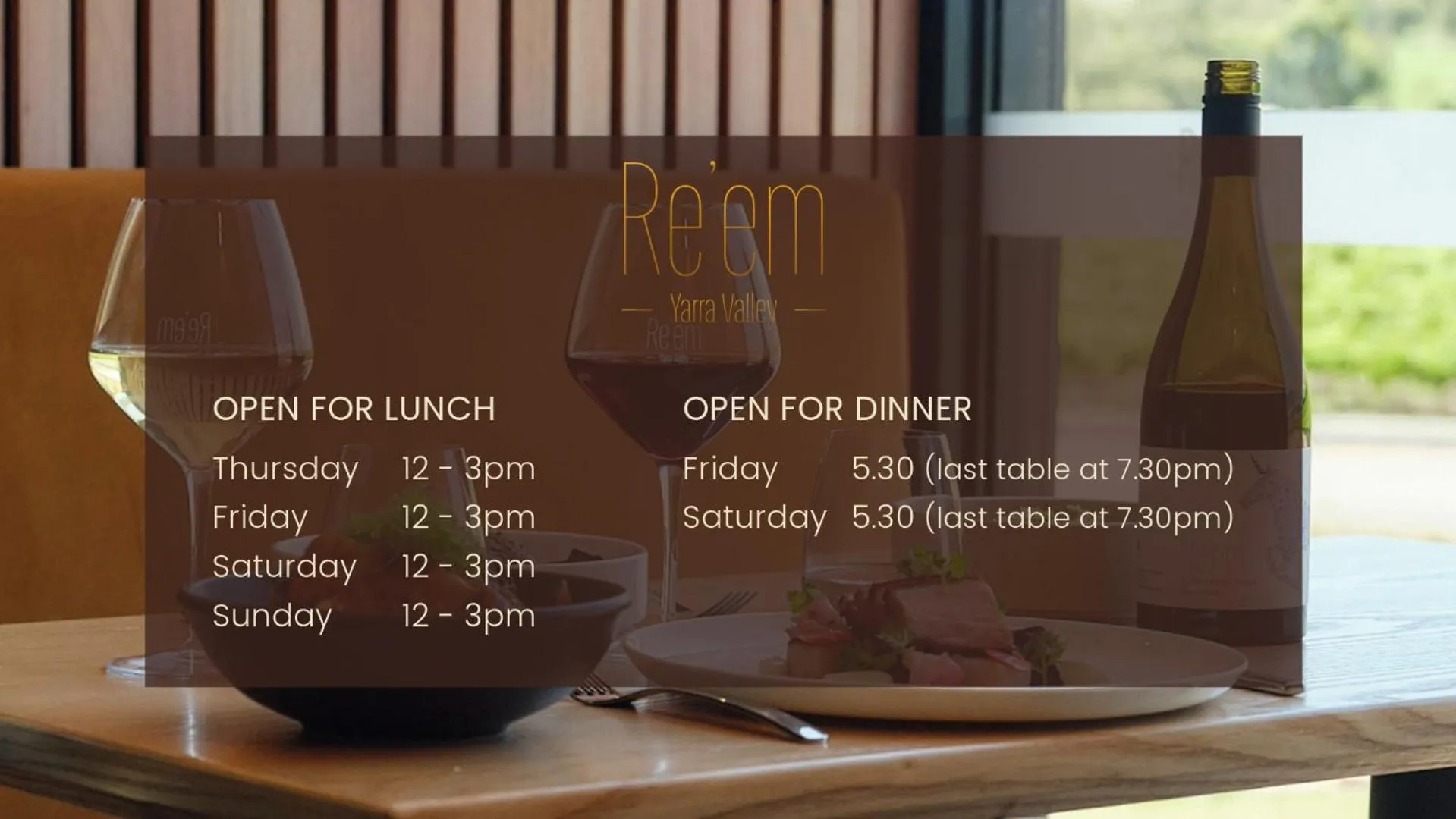 Re’em Yarra Valley