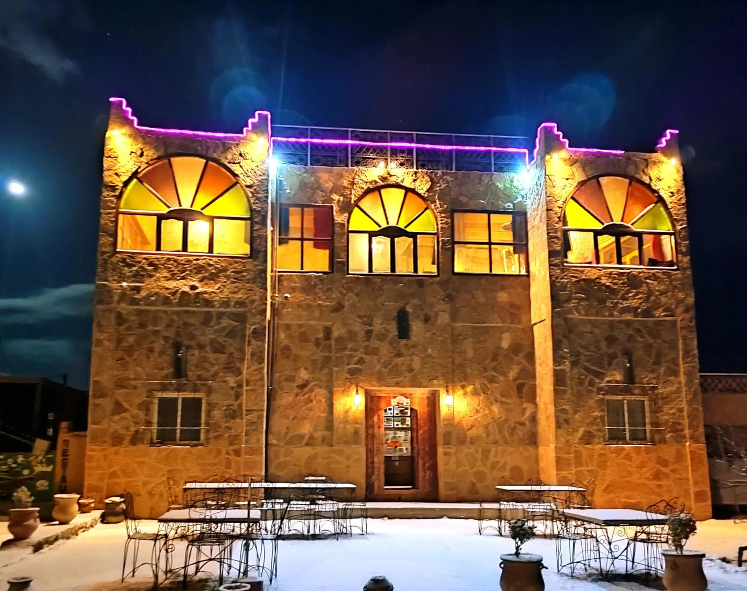 Property building in Auberge restaurant Afoud