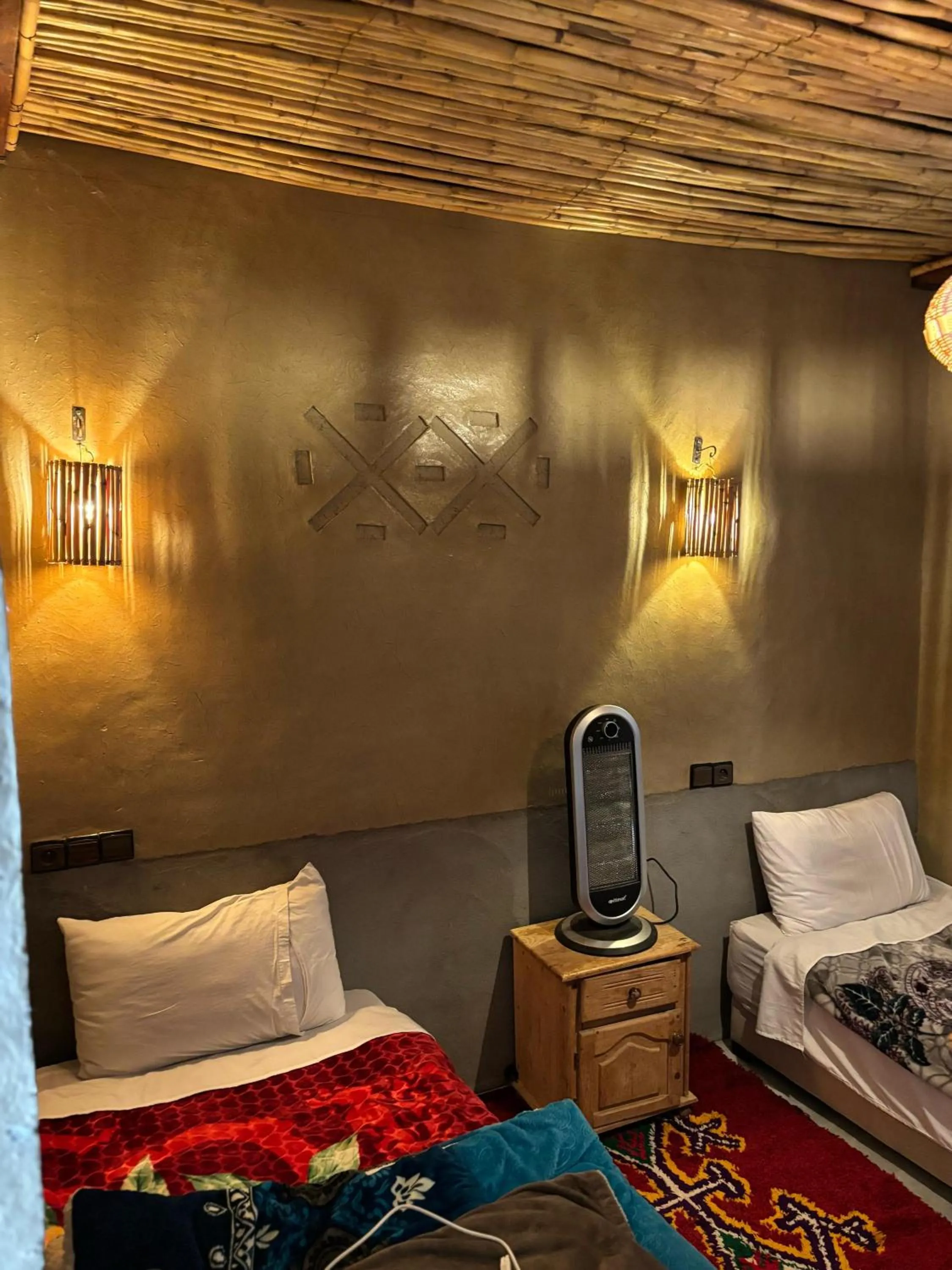 Bed in Auberge restaurant Afoud