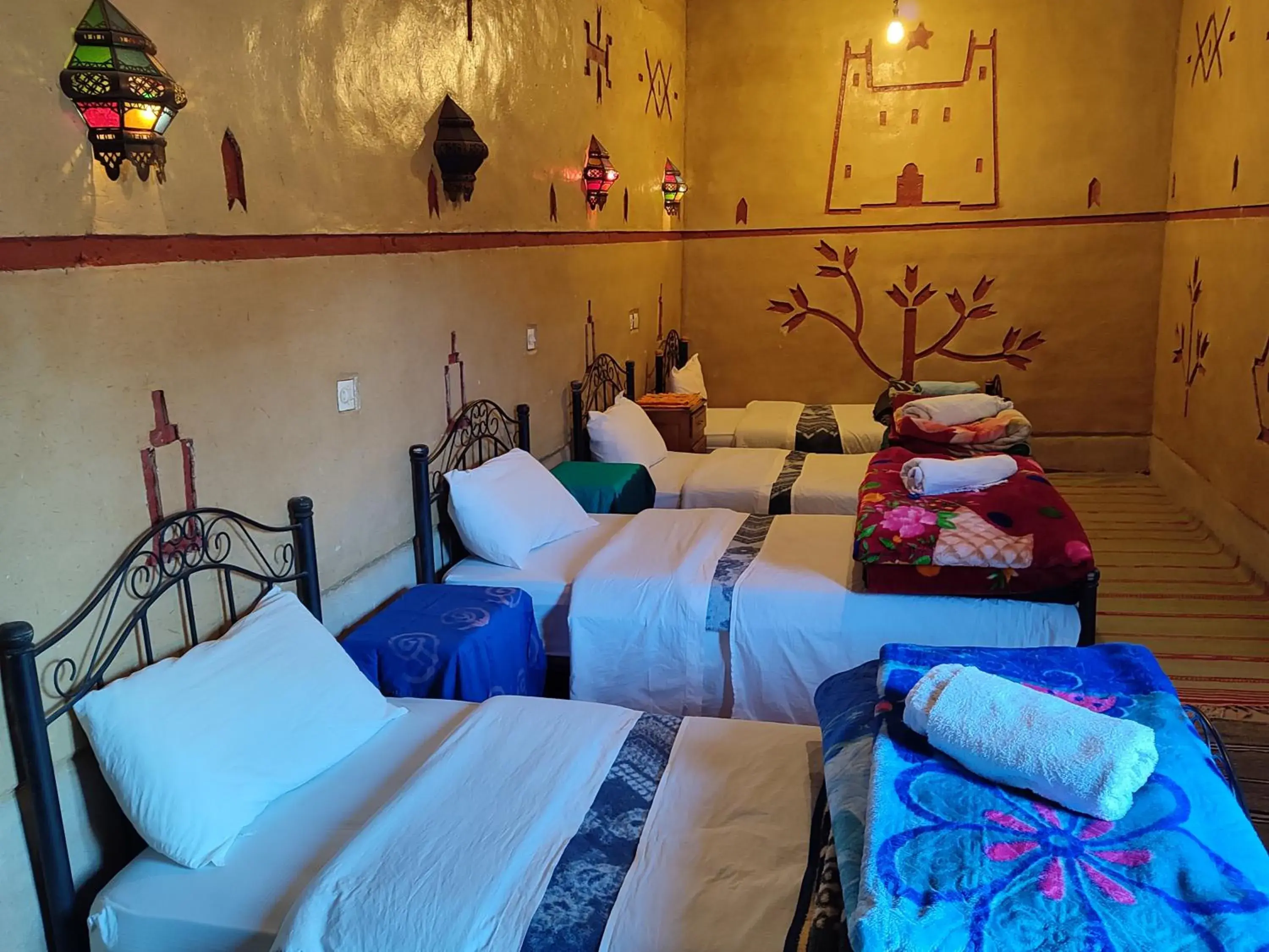 Quadruple Room in Auberge restaurant Afoud Quadruple Room in Auberge restaurant Afoud