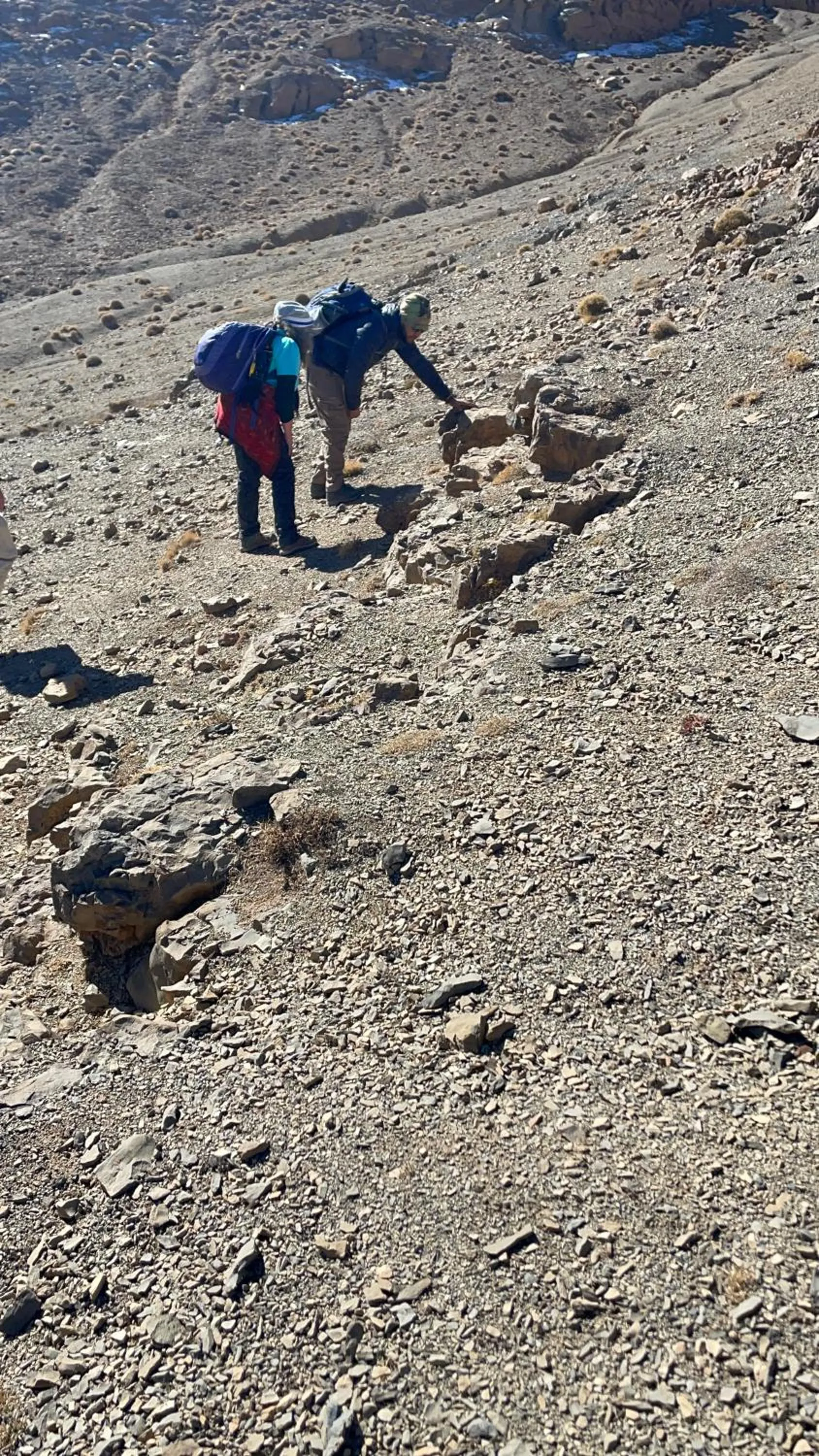 Hiking in Auberge restaurant Afoud