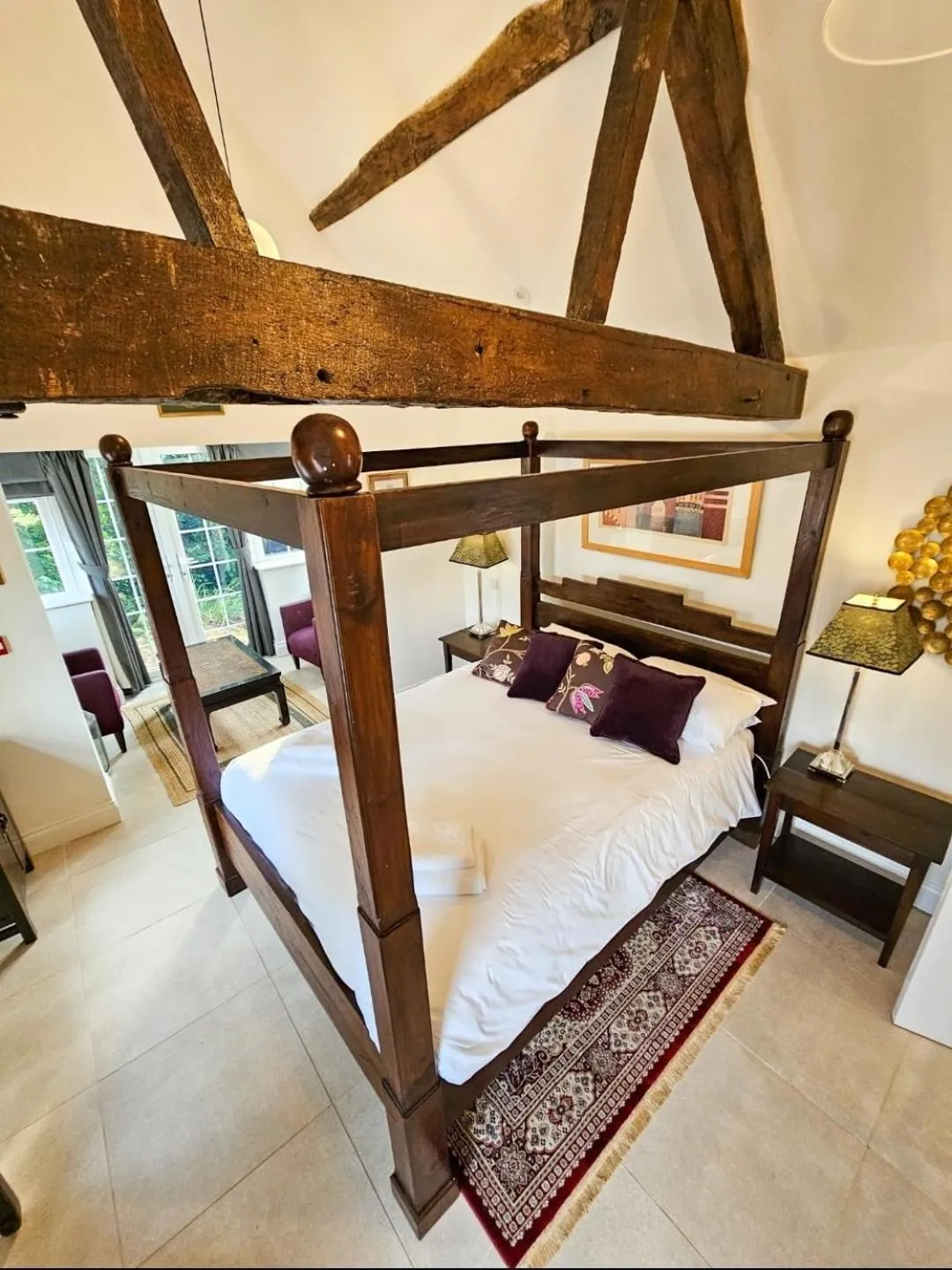 Bedroom, Bed in Granary Villa